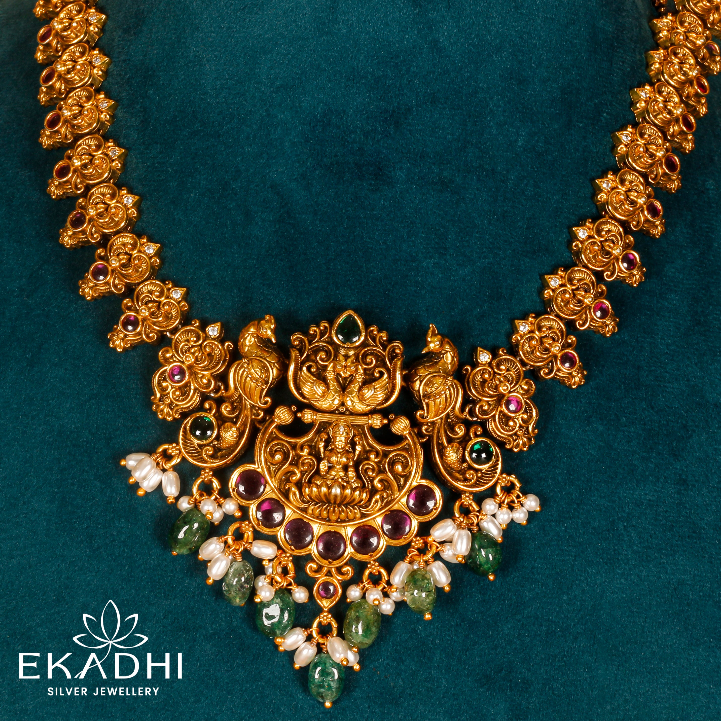 HJ8359 - NAKSHI CZ NECKLACE
