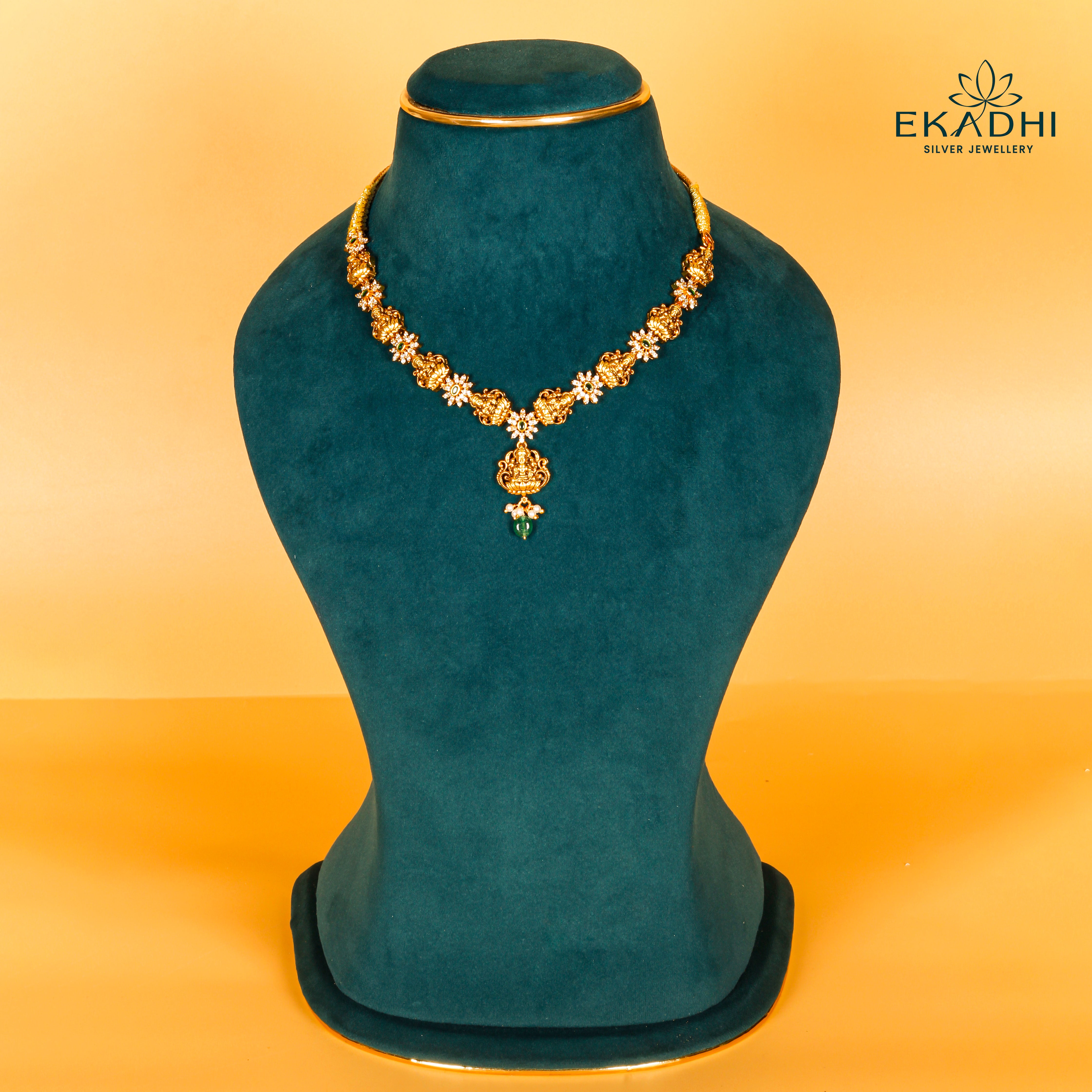 HJ8721 - NAKSHI CZ NECKLACE