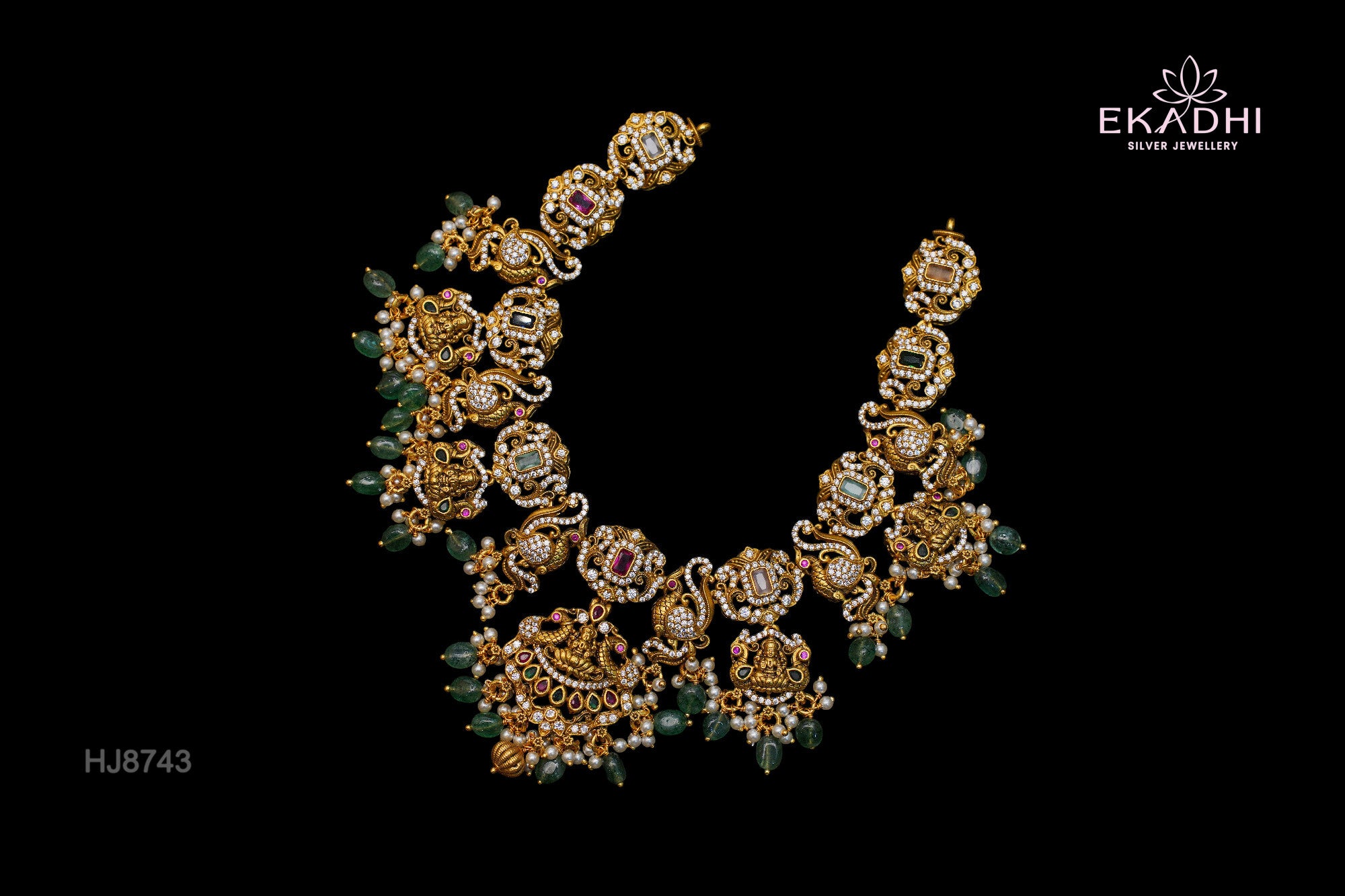 Nakshi CZ Necklace