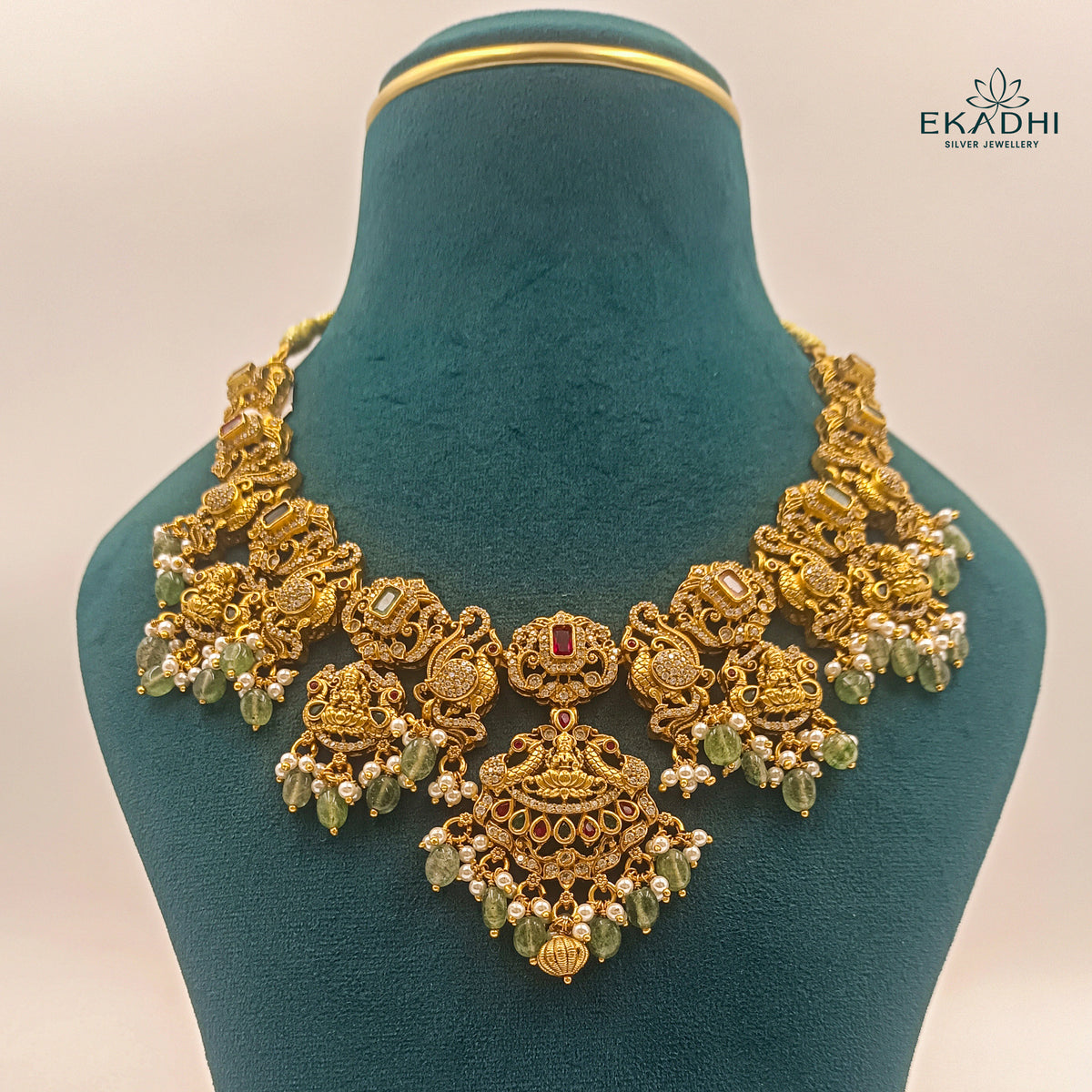 HJ3092 - NAKSHI CZ NECKLACE