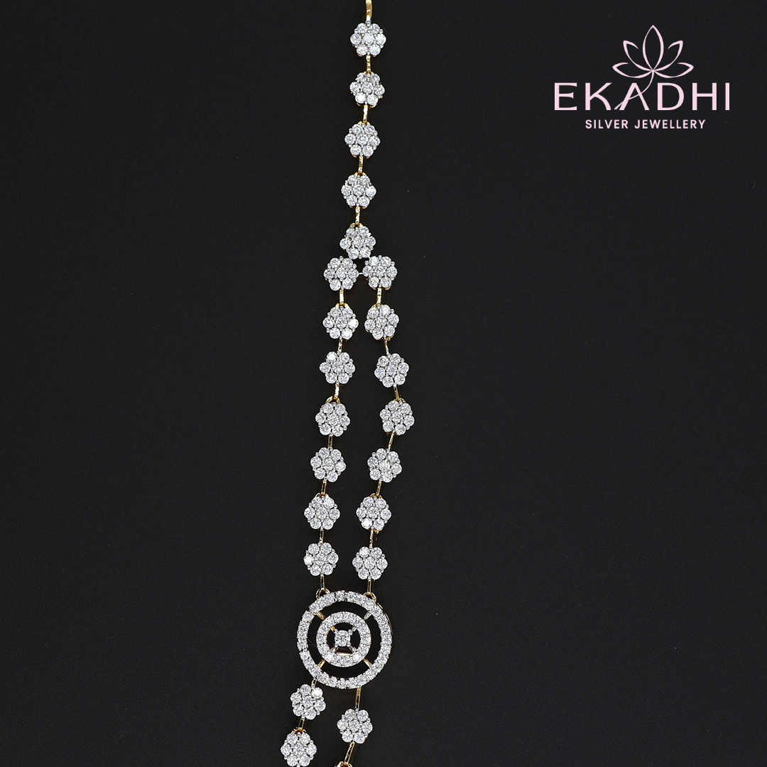 HJ10458 – Premium CZ 2-Layered Long Necklace
