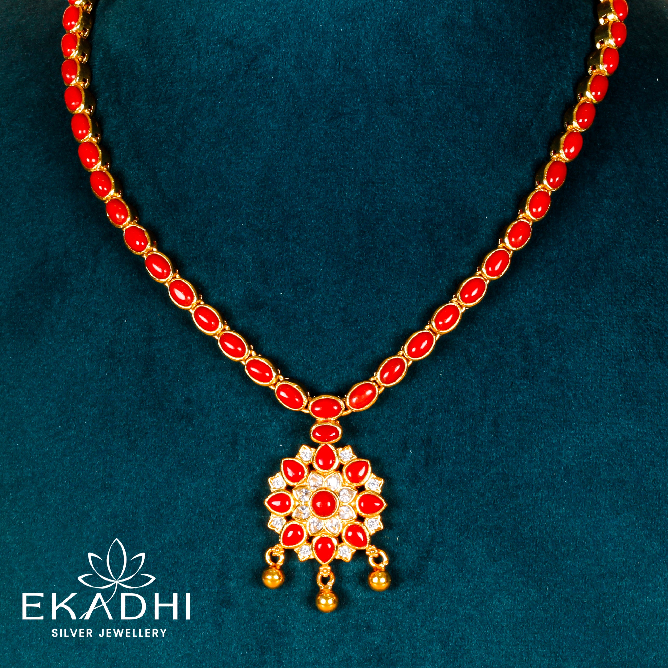 HJ11590 - NAKSHI CZ NECKLACE