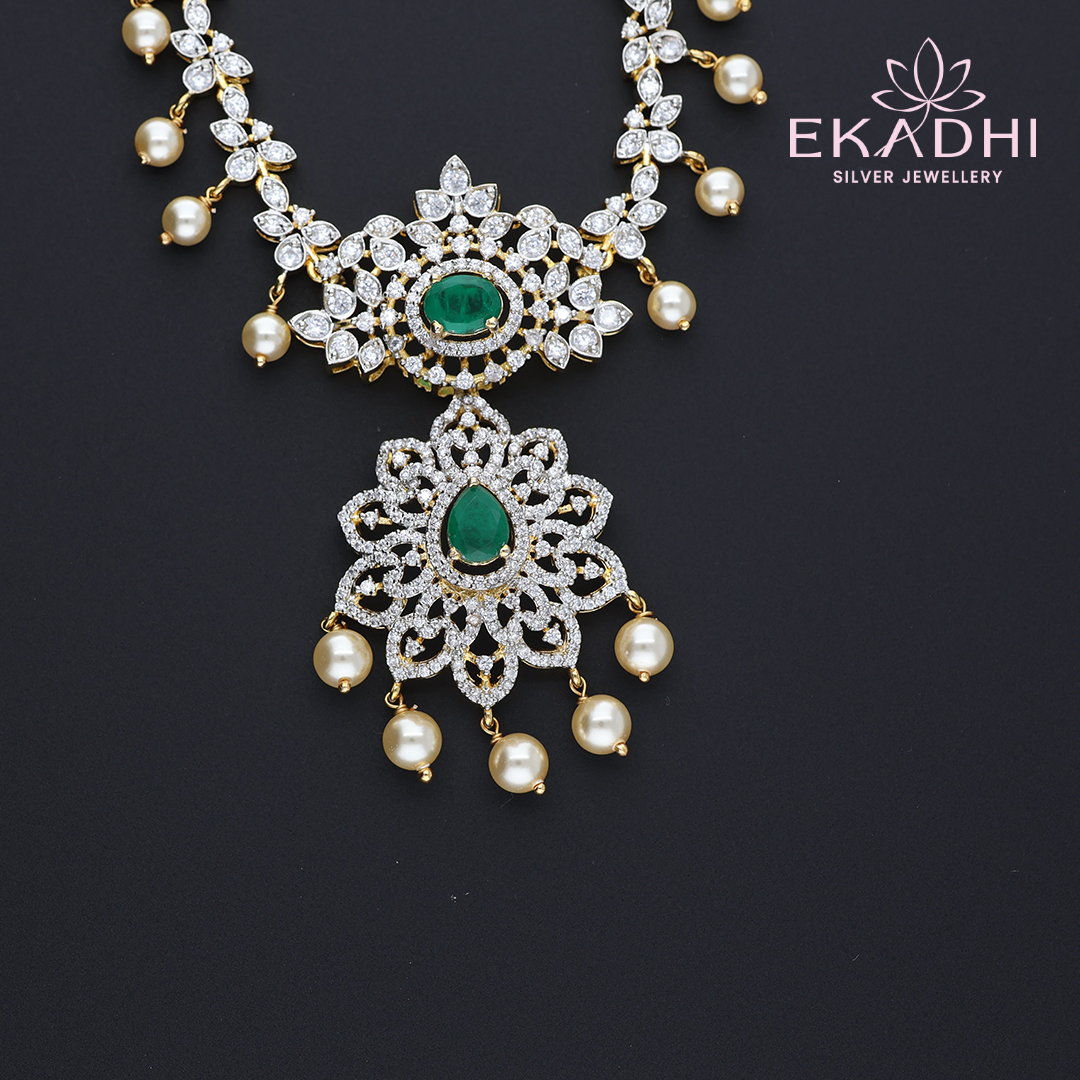 HJ11820 – Long Premium CZ Necklace