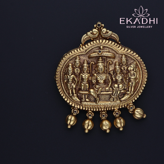 HJ11900 – Temple-Inspired Nakshi Pendant