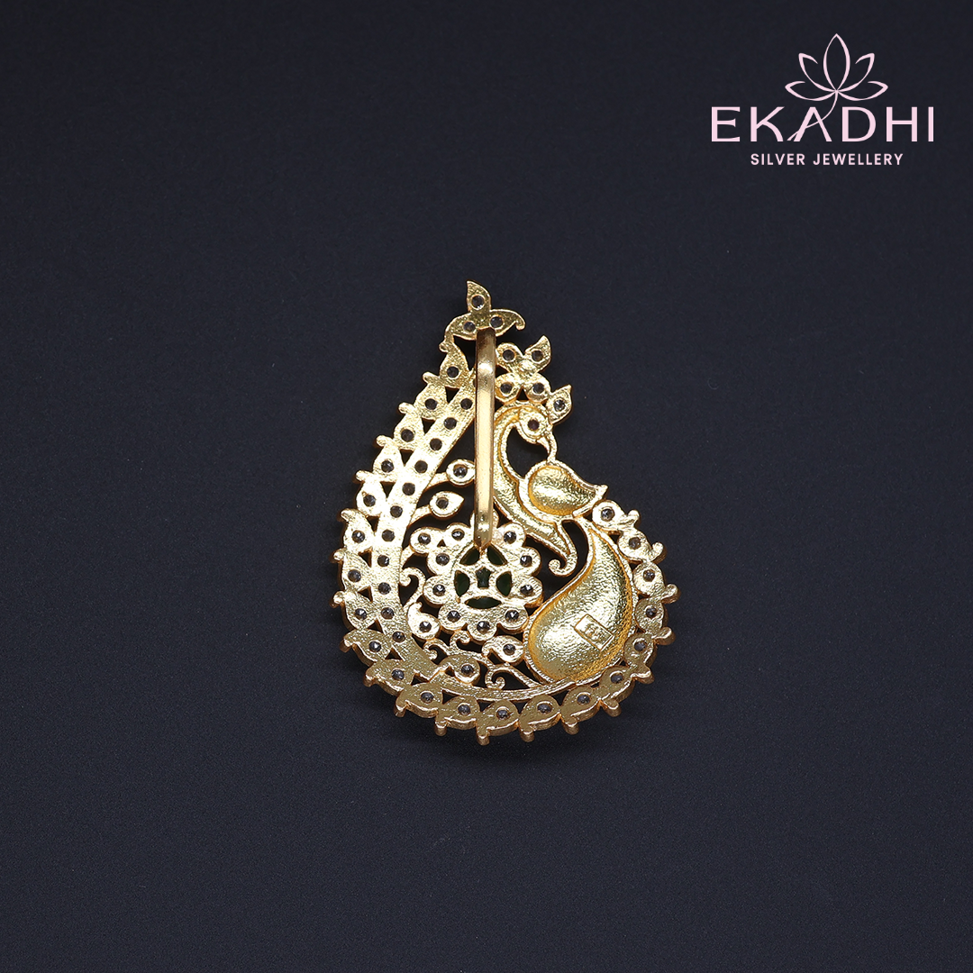 HJ11998 – Nakshi CZ Pendant with Fine Craftsmanship