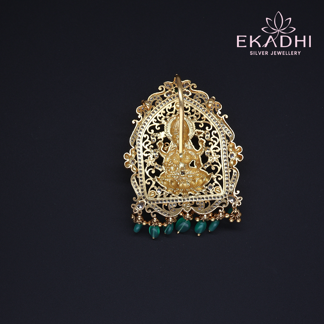 HJ12011 – Temple Inspired Pendant with Intricate Design
