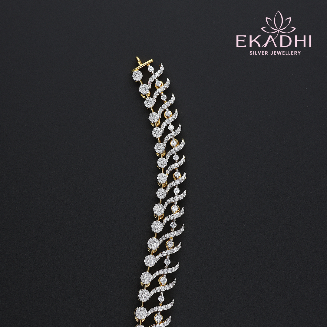 HJ12964 – Premium CZ Necklace in Modern Style with Green Stones