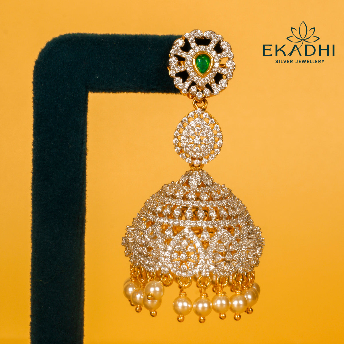 HJ13061 - PREMIUM CZ JHUMKA
