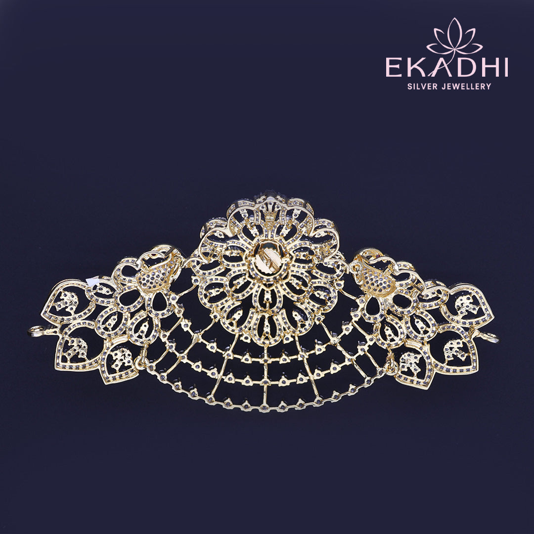 HJ13108 – Elegant CZ Choker in Silver Finish