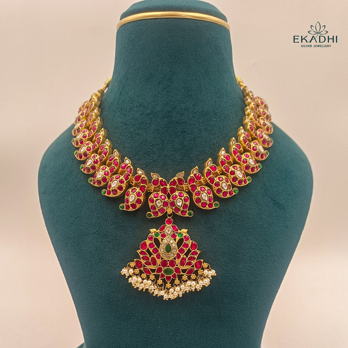 HJ16373 - KUNDAN NECKLACE