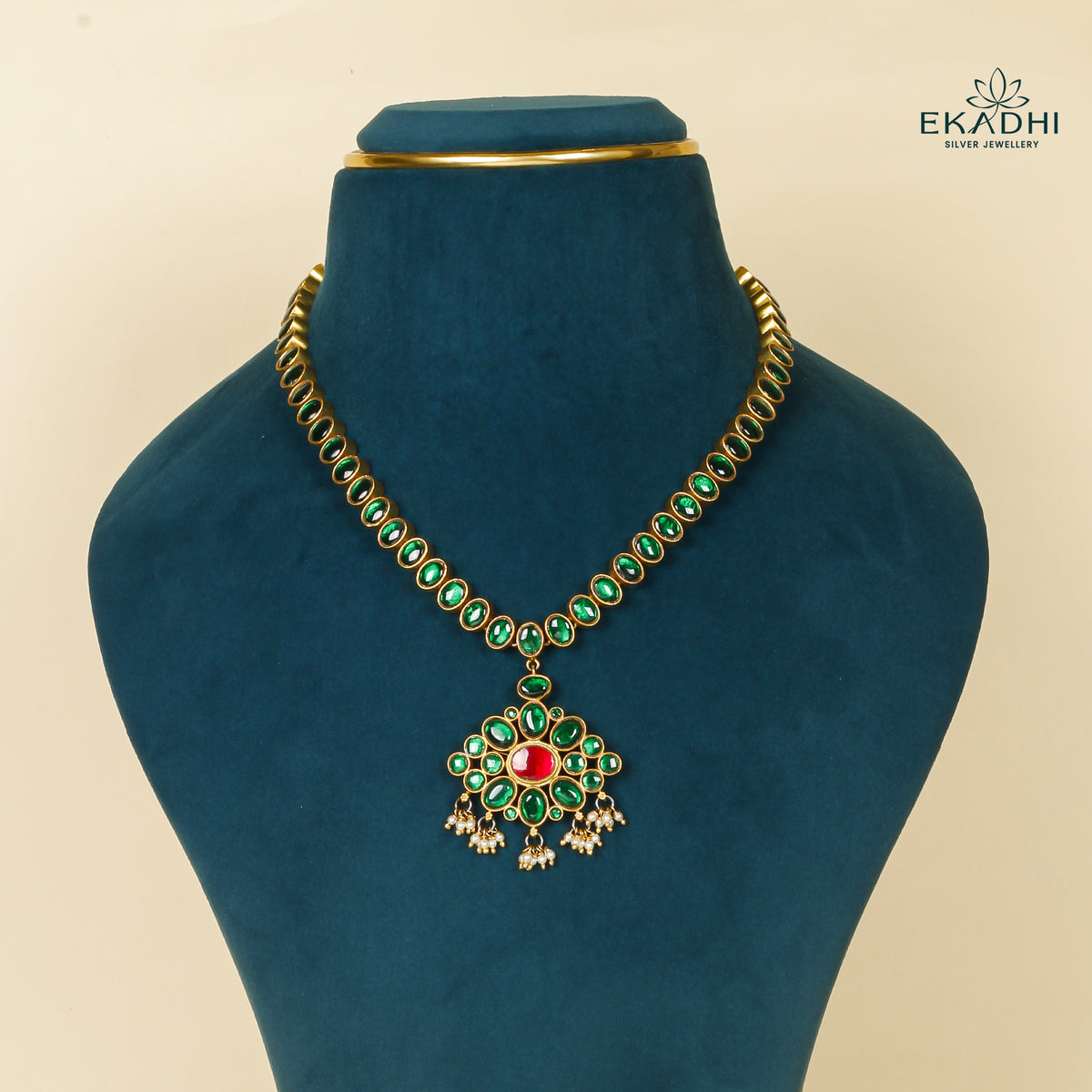 HJ16376 - KUNDAN NECKLACE