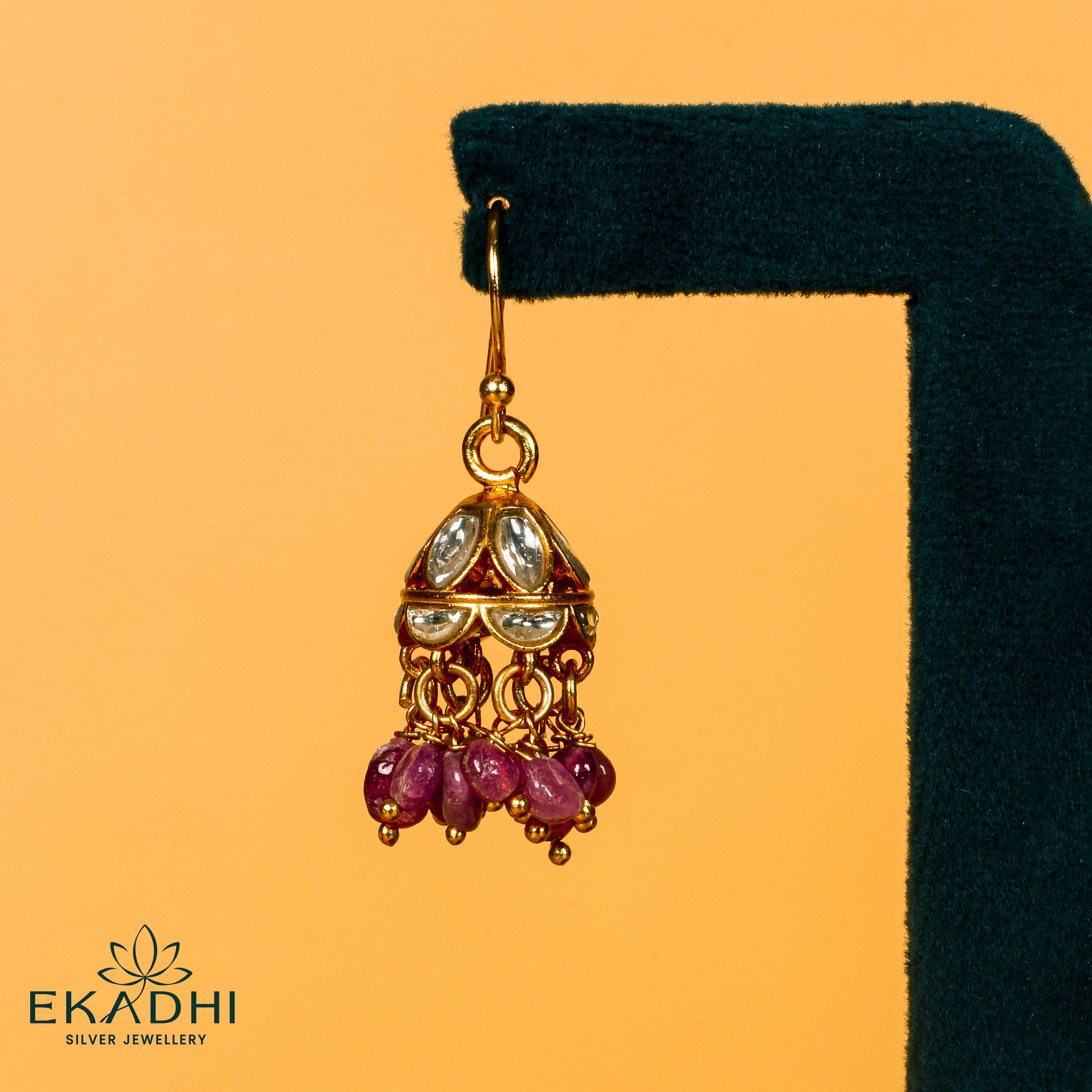 HJ16919 - KUNDAN JHUMKA
