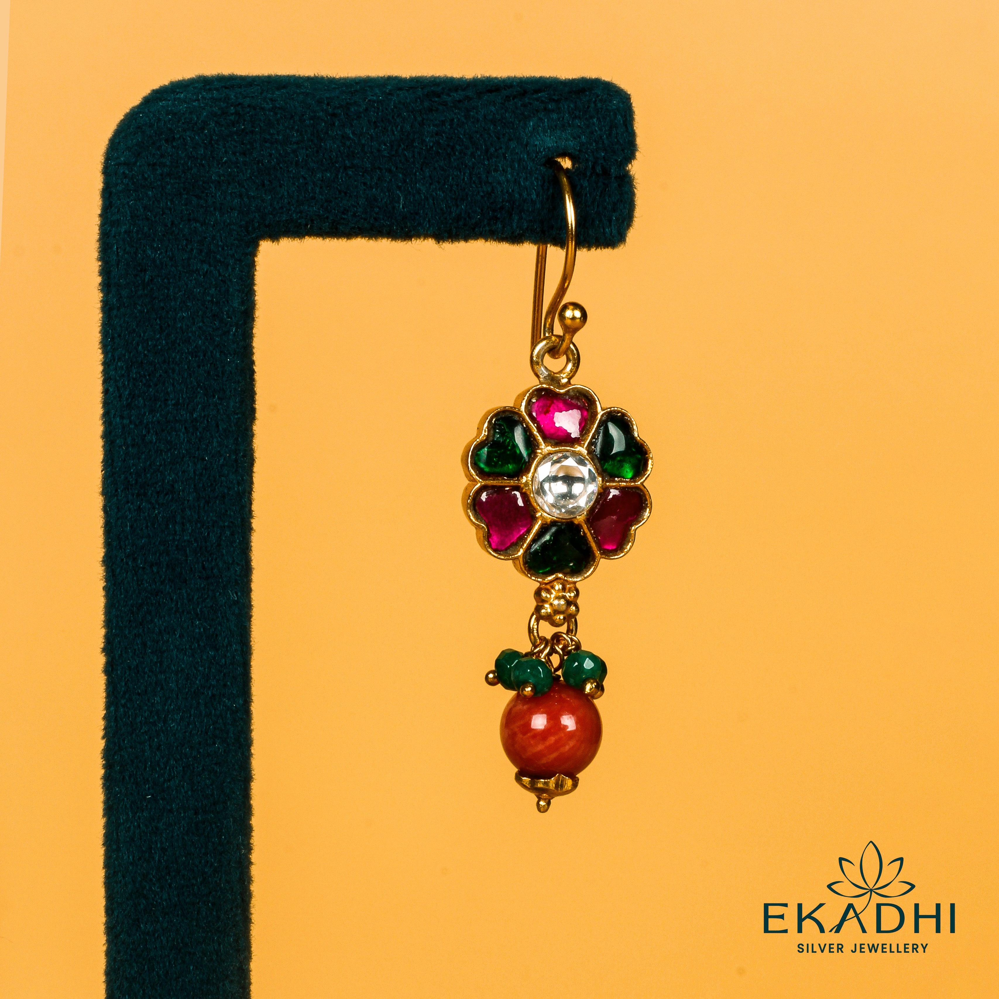 HJ16964 - KUNDAN EARRING