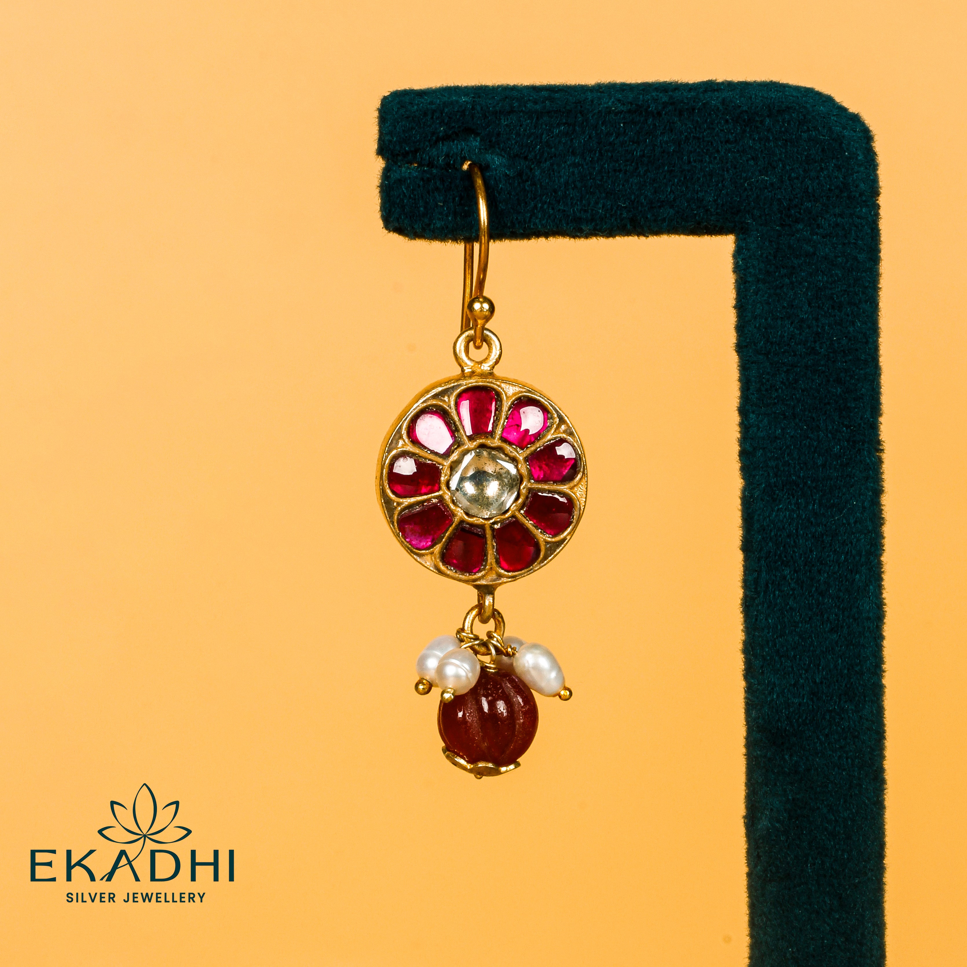 HJ16979 - KUNDAN EARRING