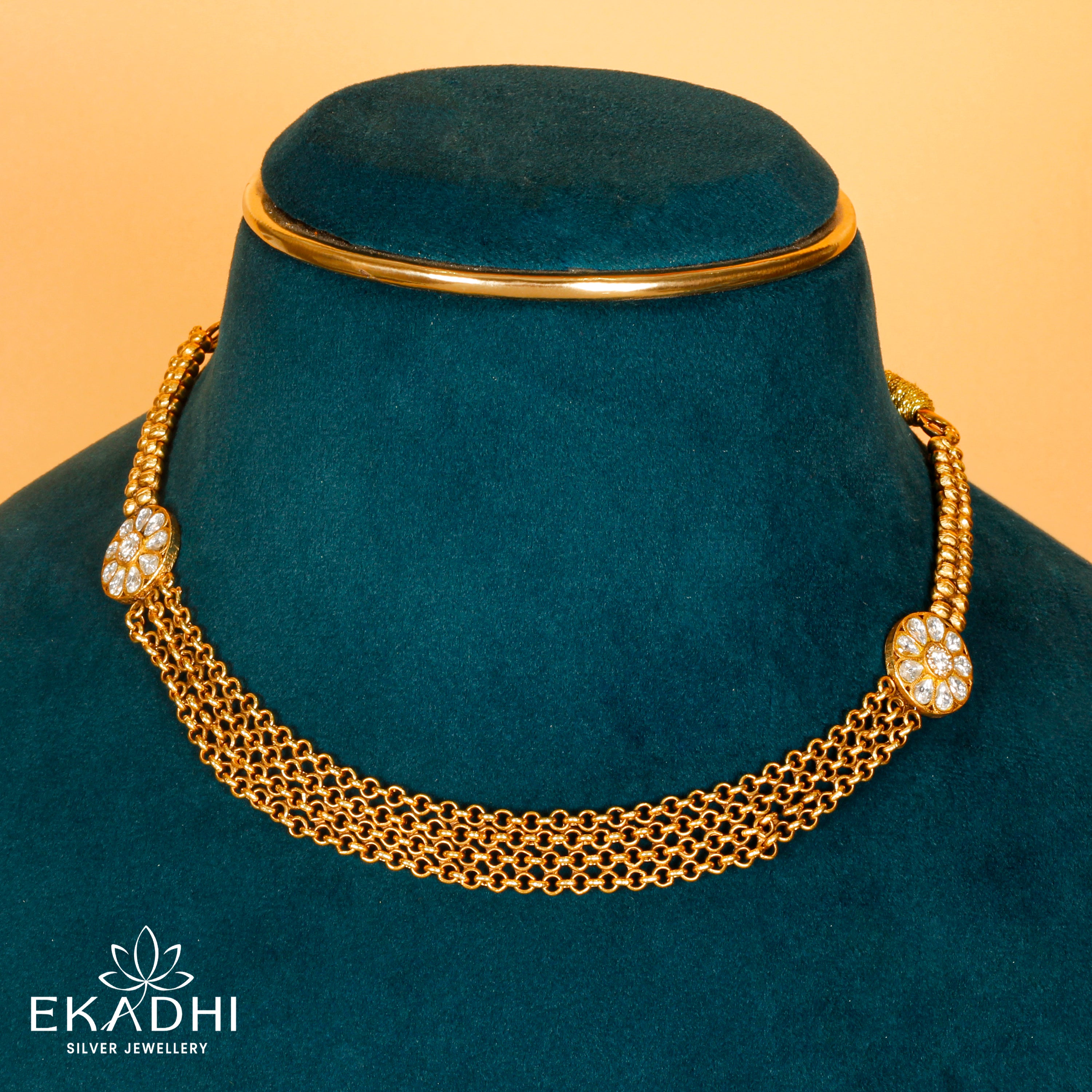 HJ18143 - NAKSHI CZ NECKLACE