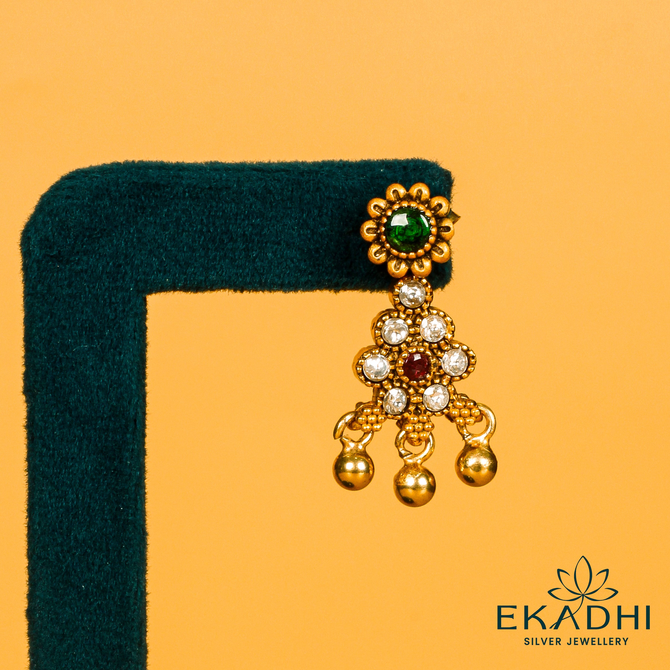 HJ18236 - NAKSHI KUNDAN EARRING