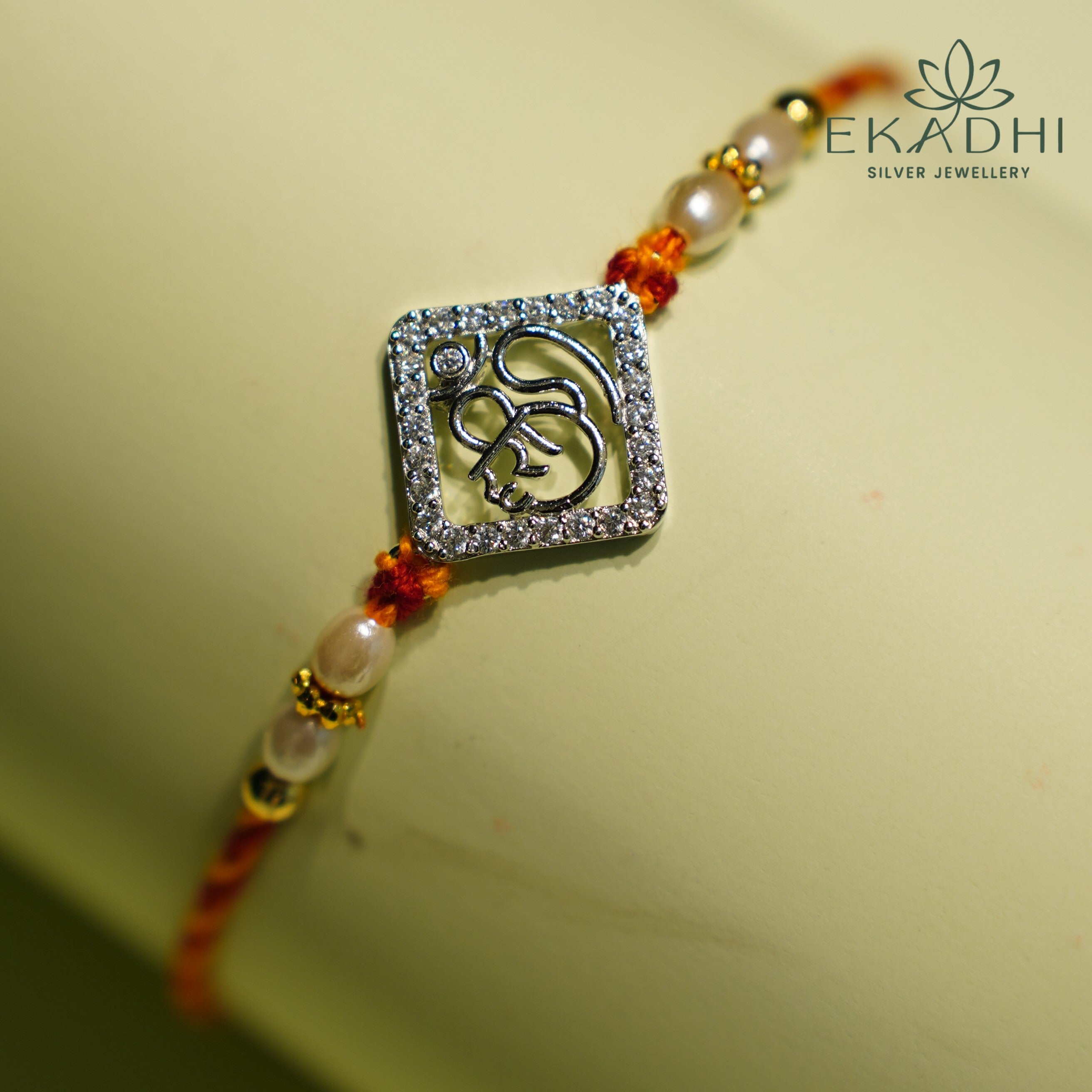 Silver Rakhi-HJ19458
