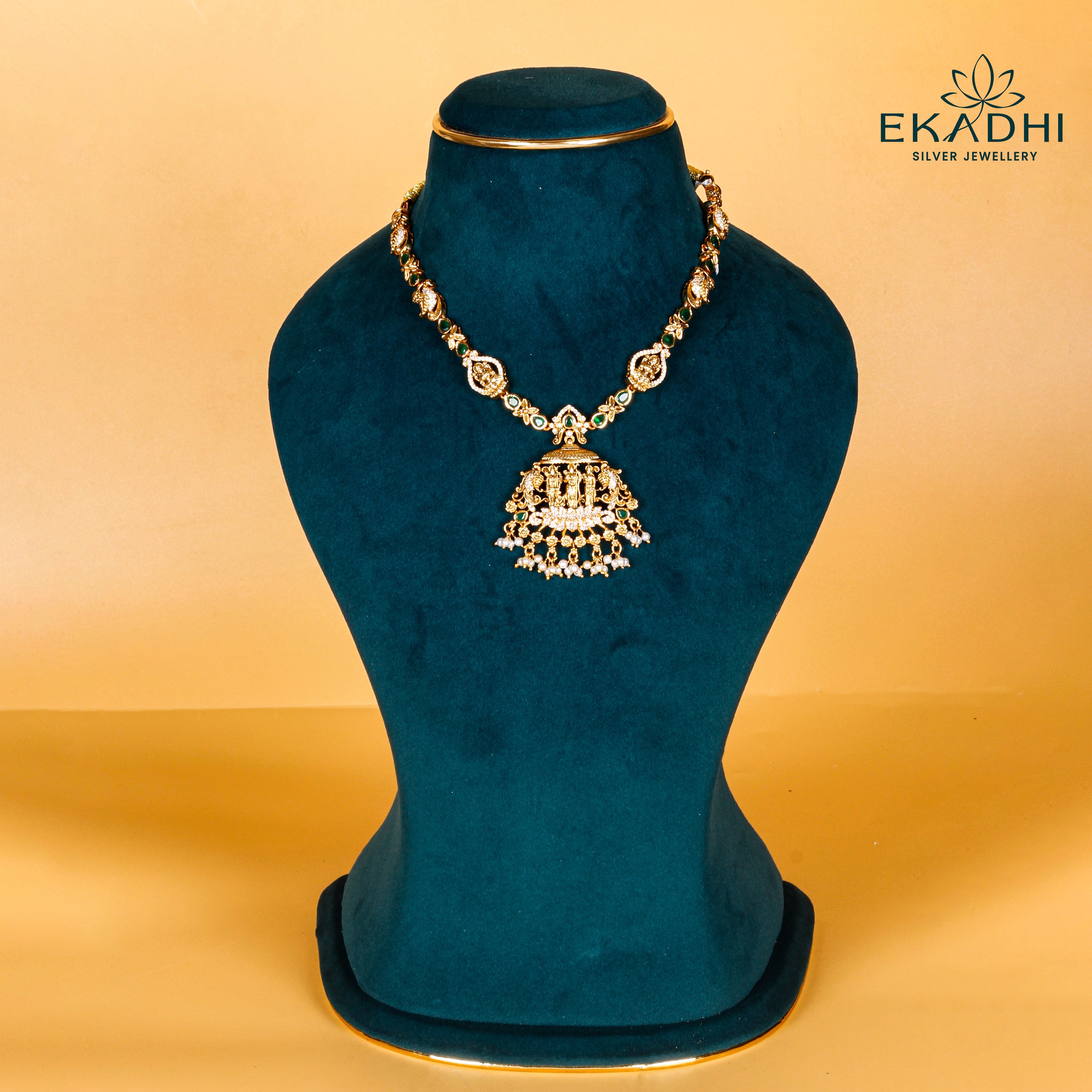 HJ21577 - NAKSHI CZ NECKLACE