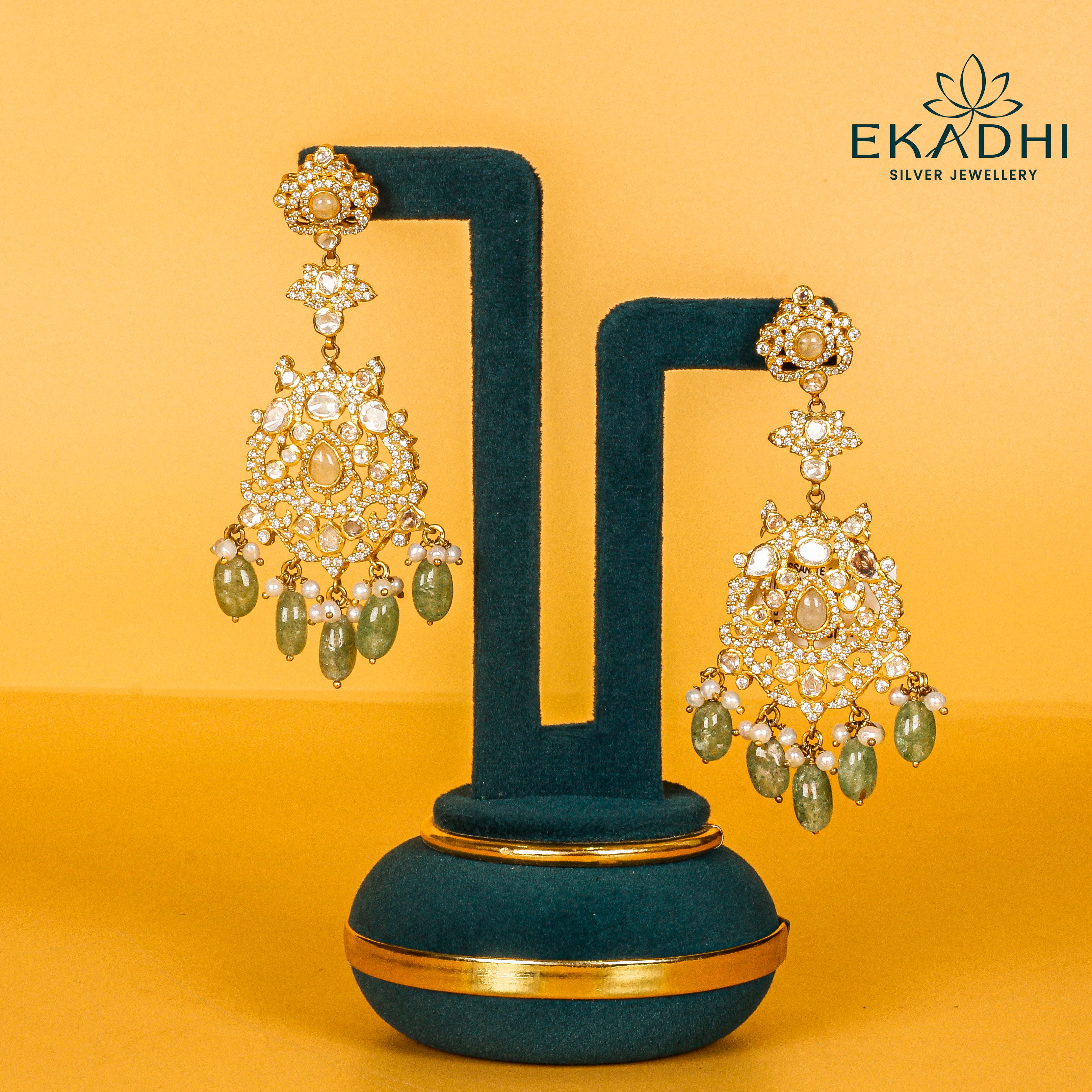 HJ2205 - MOISSANITE EARRING