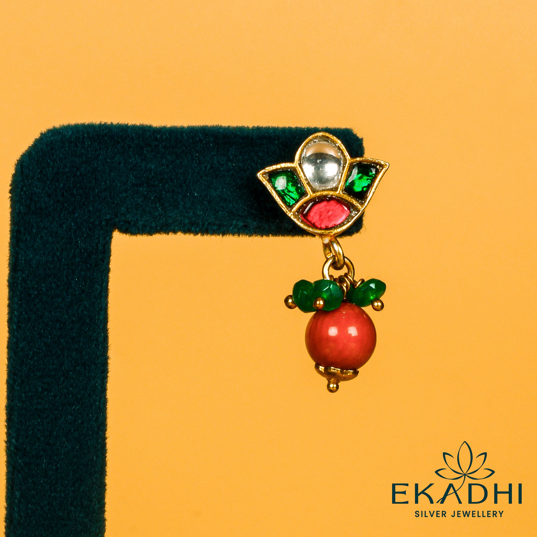 HJ26592 - KUNDAN EARRING