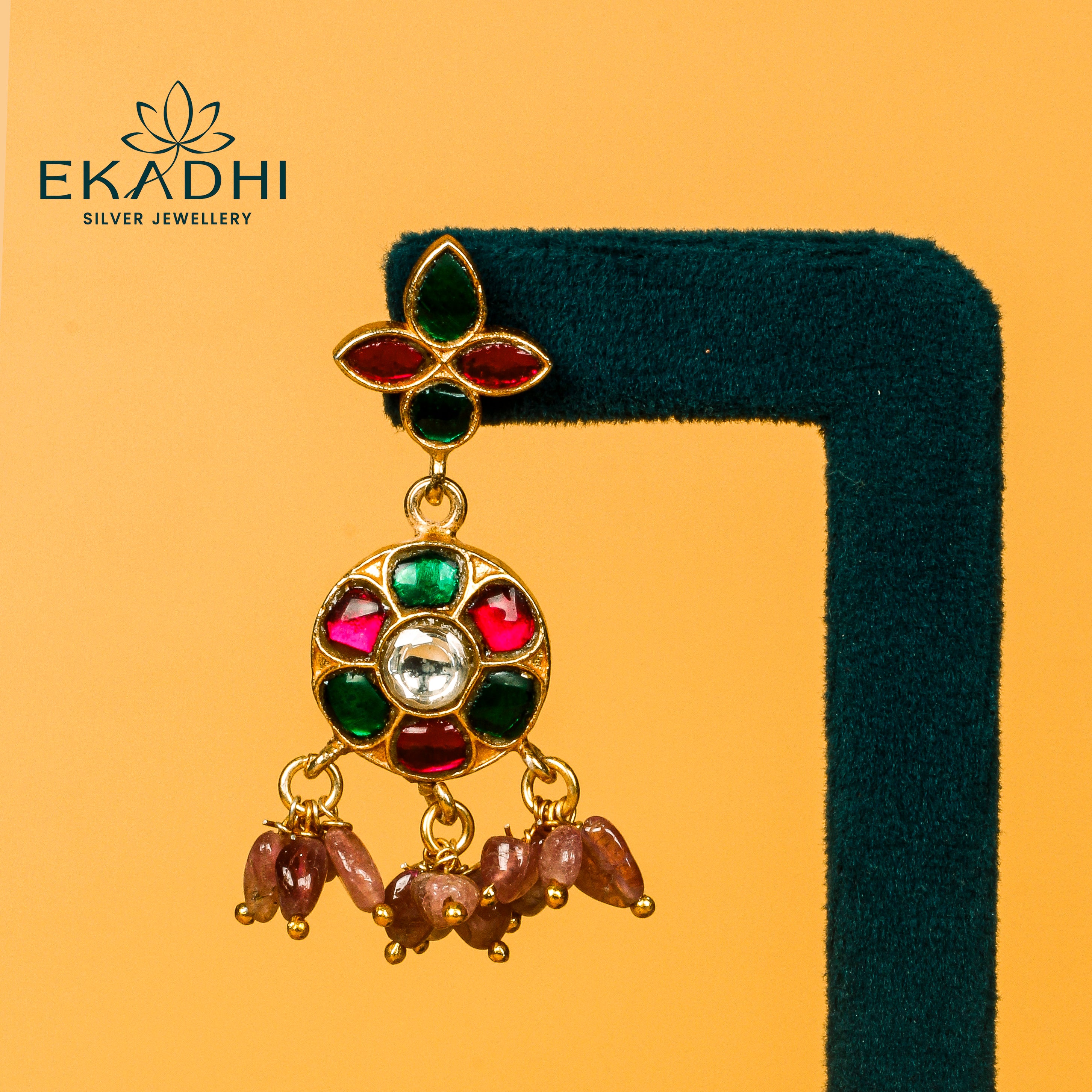 HJ26625 - KUNDAN EARRING