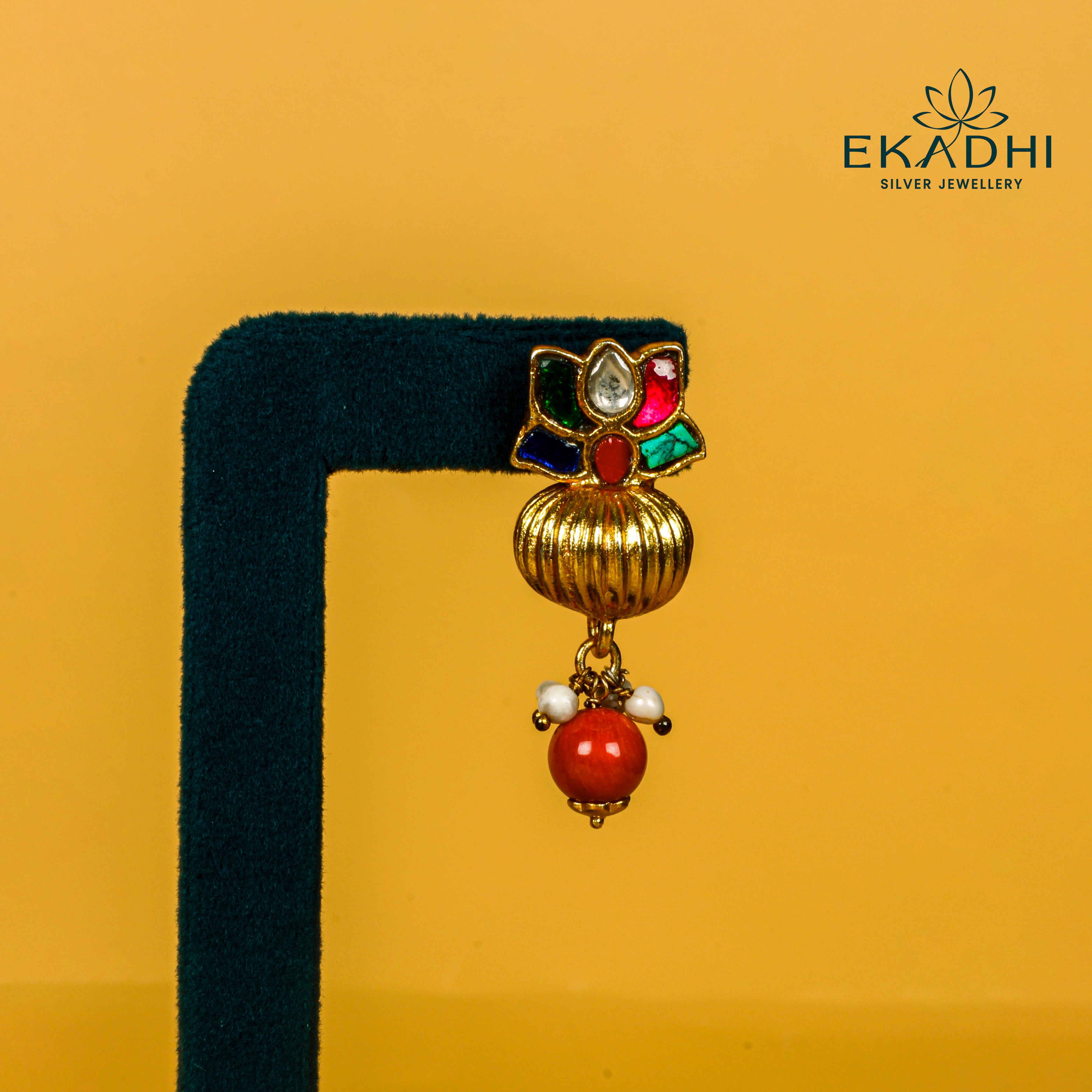 HJ26630 - KUNDAN EARRING