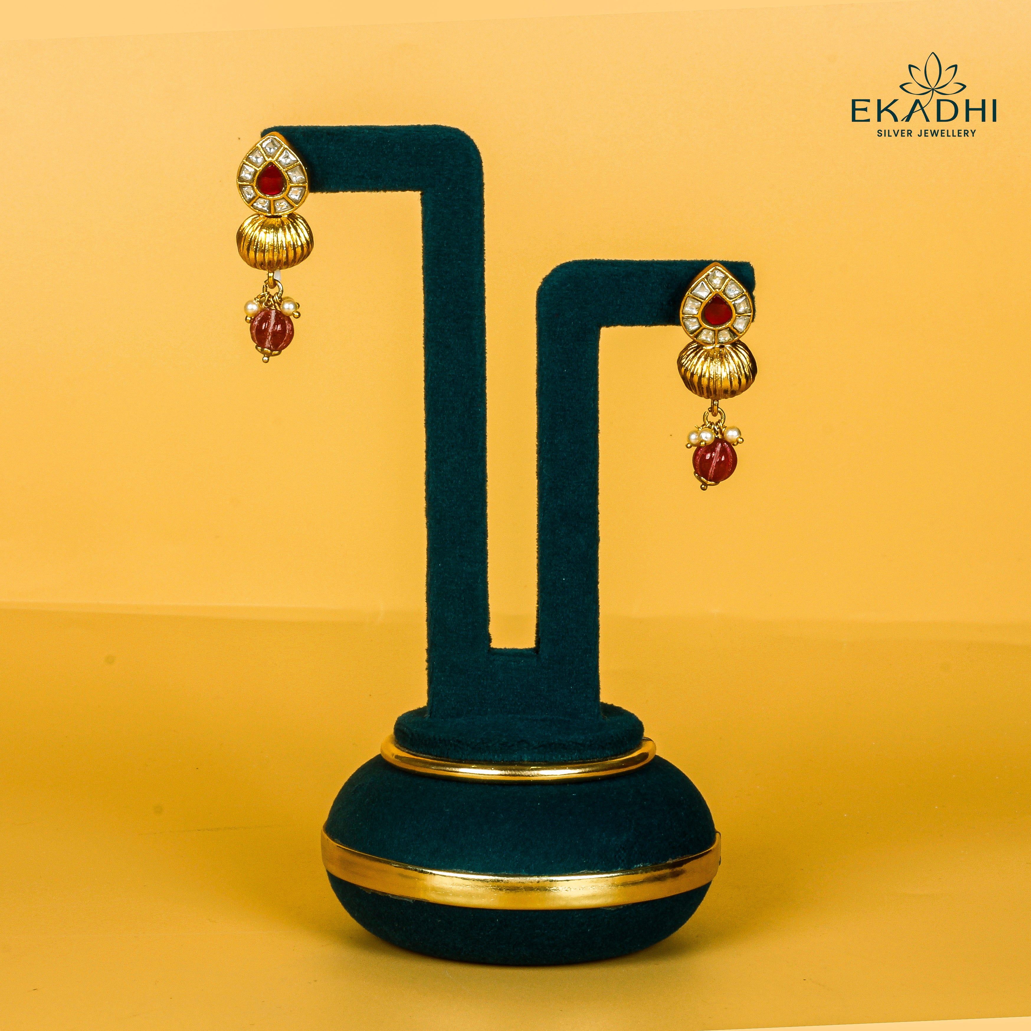 HJ26635 - KUNDAN EARRING