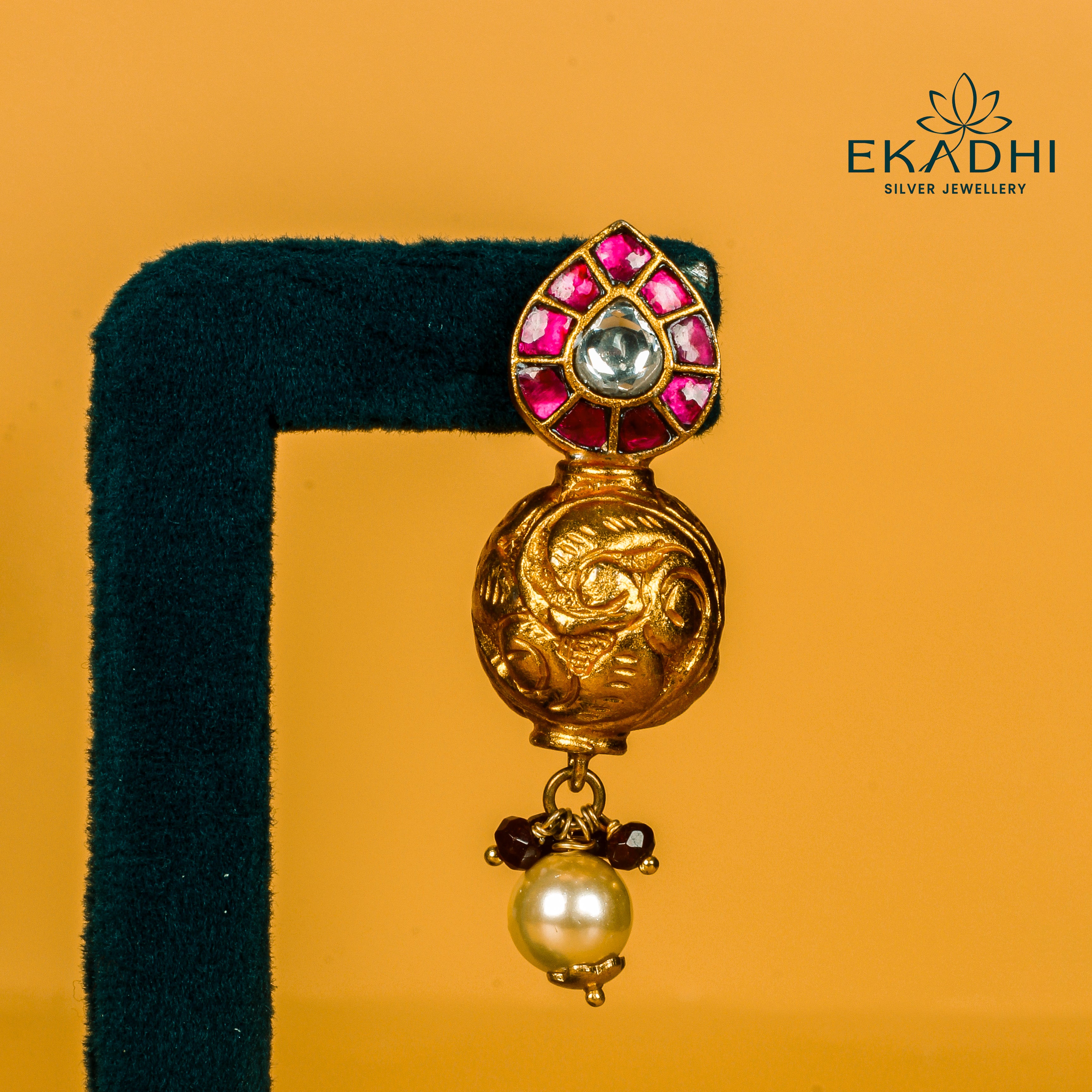 HJ26666 - KUNDAN EARRING