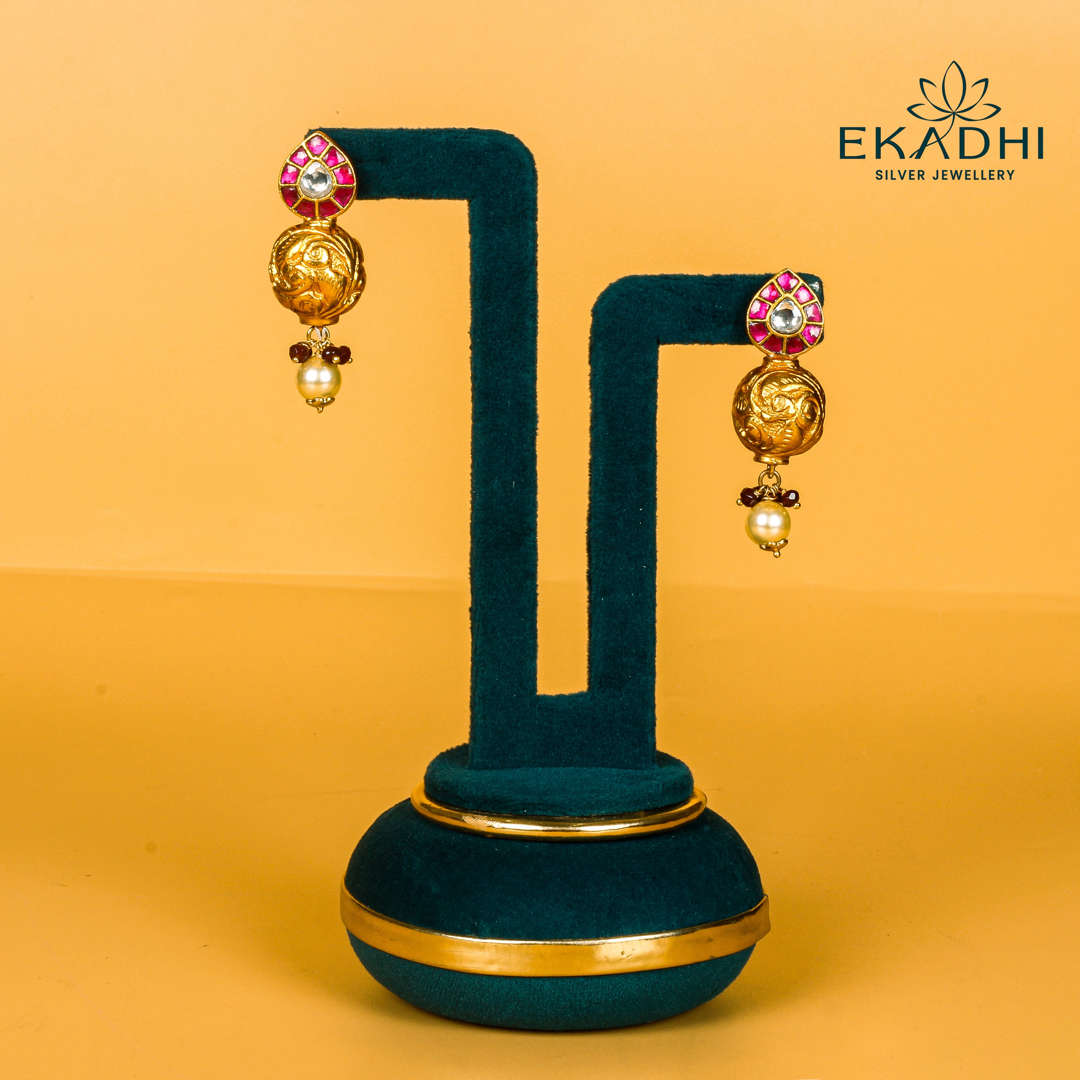 HJ26666 - KUNDAN EARRING