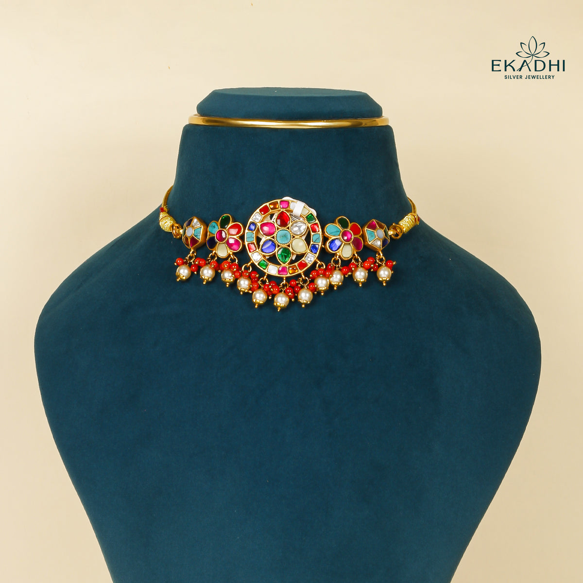 HJ26690 - KUNDAN CHOKER