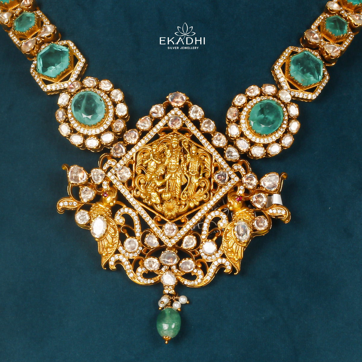 HJ30176 - NAKSHI MOISSANITE NECKLACE