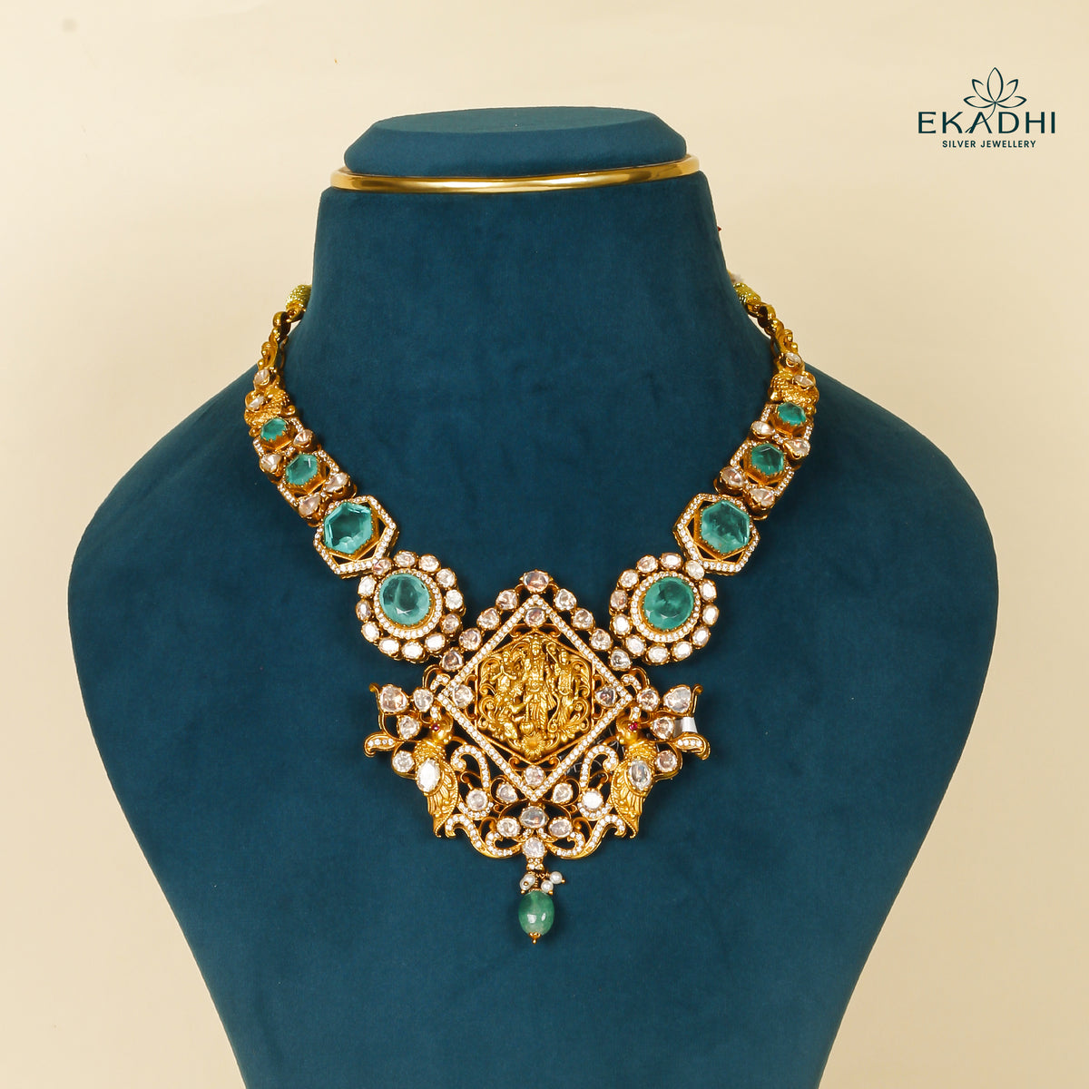 HJ30176 - NAKSHI MOISSANITE NECKLACE