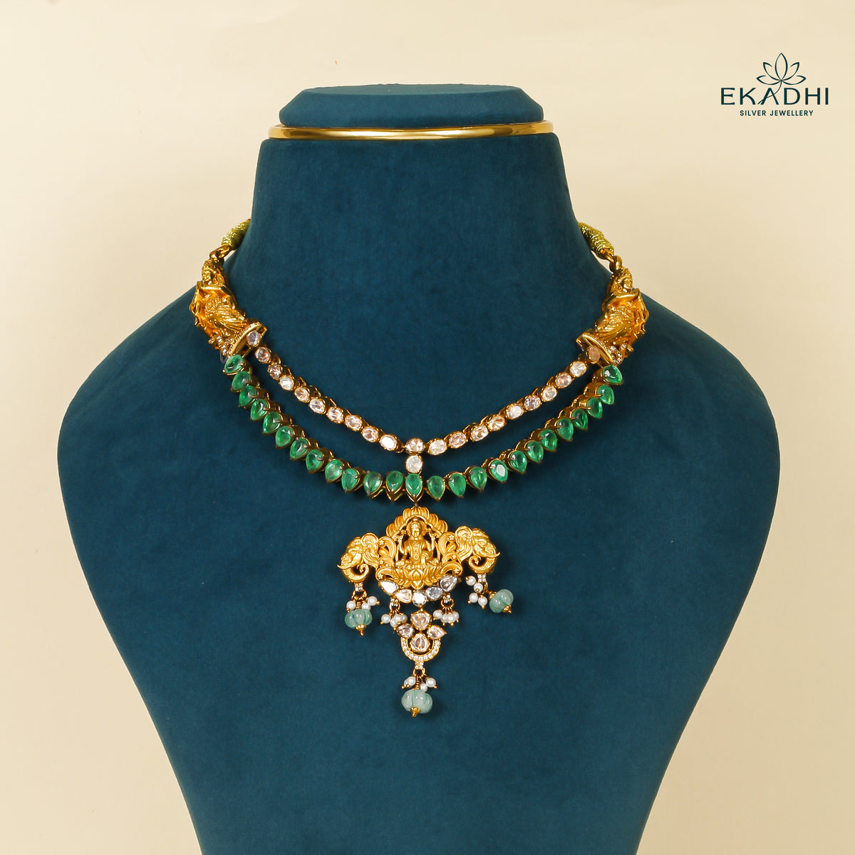 HJ30178 - NAKSHI MOISSANITE NECKLACE