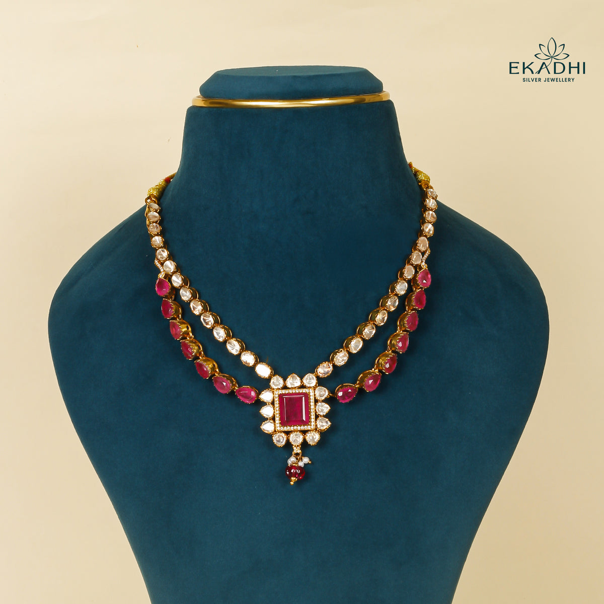 HJ30214 - MOISSANITE NECKLACE