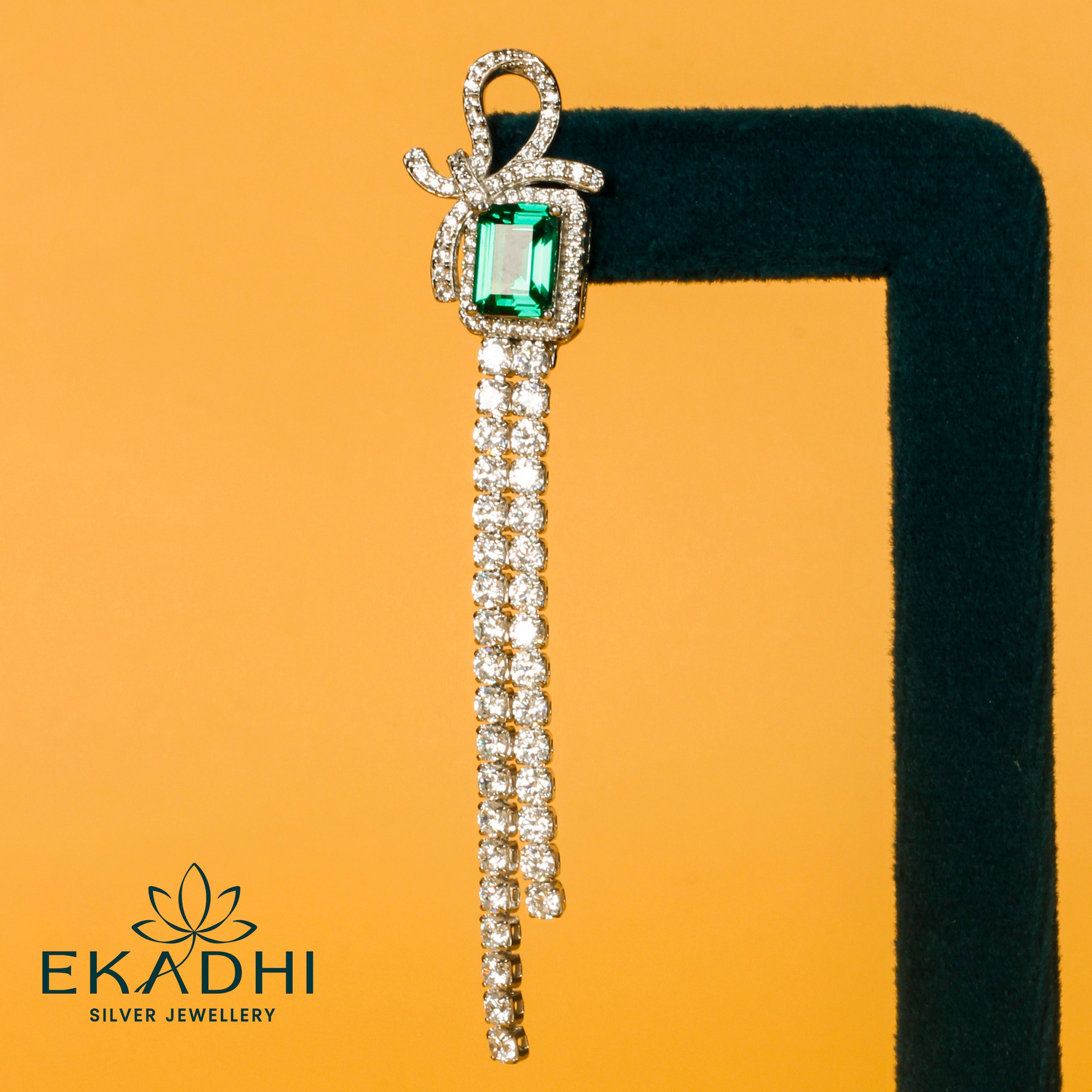 HJ30538 - CZ EARRING