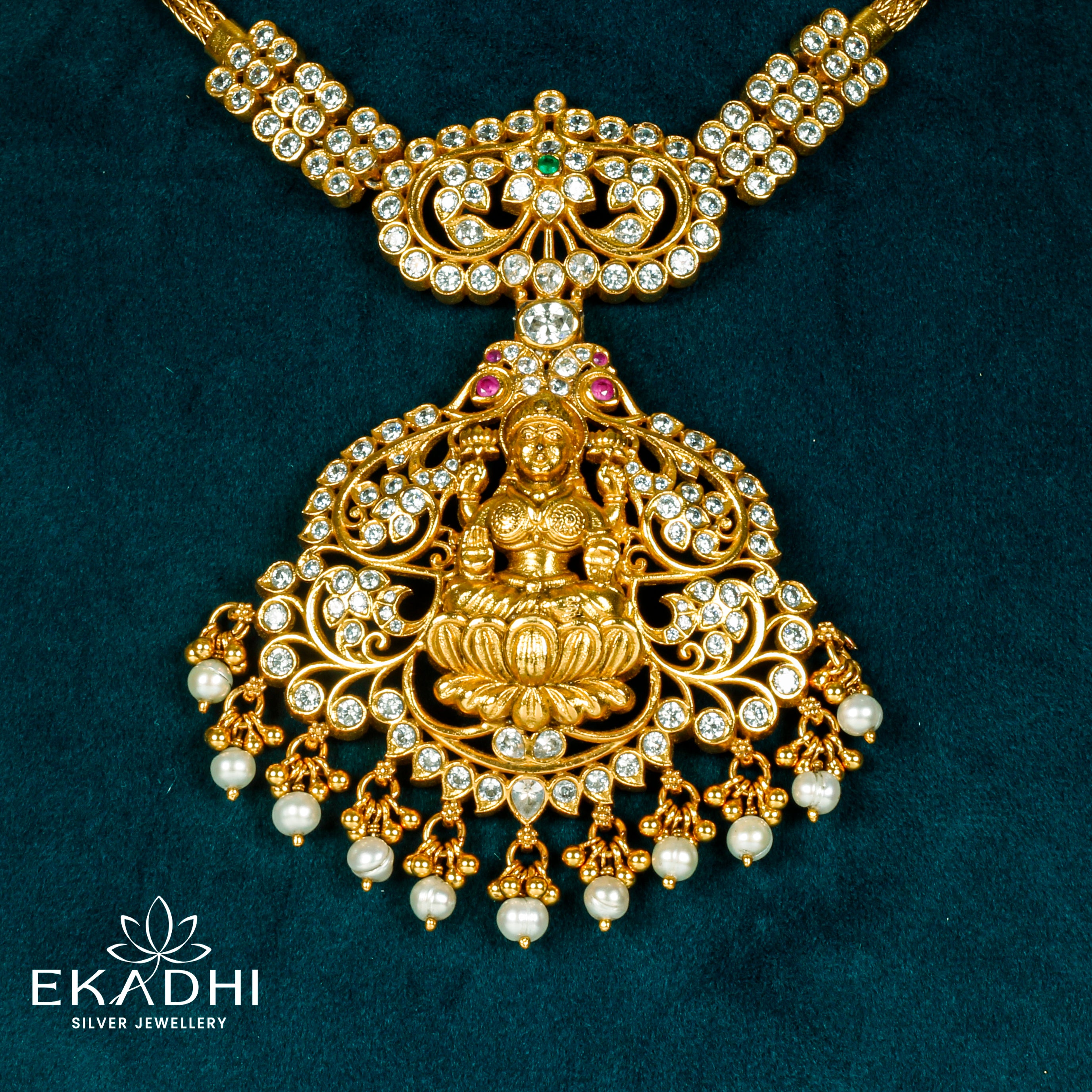 HJ3069 - NAKSHI CZ NECKLACE