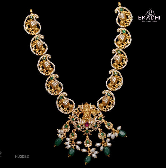 HJ3092 - Nakshi CZ Necklace