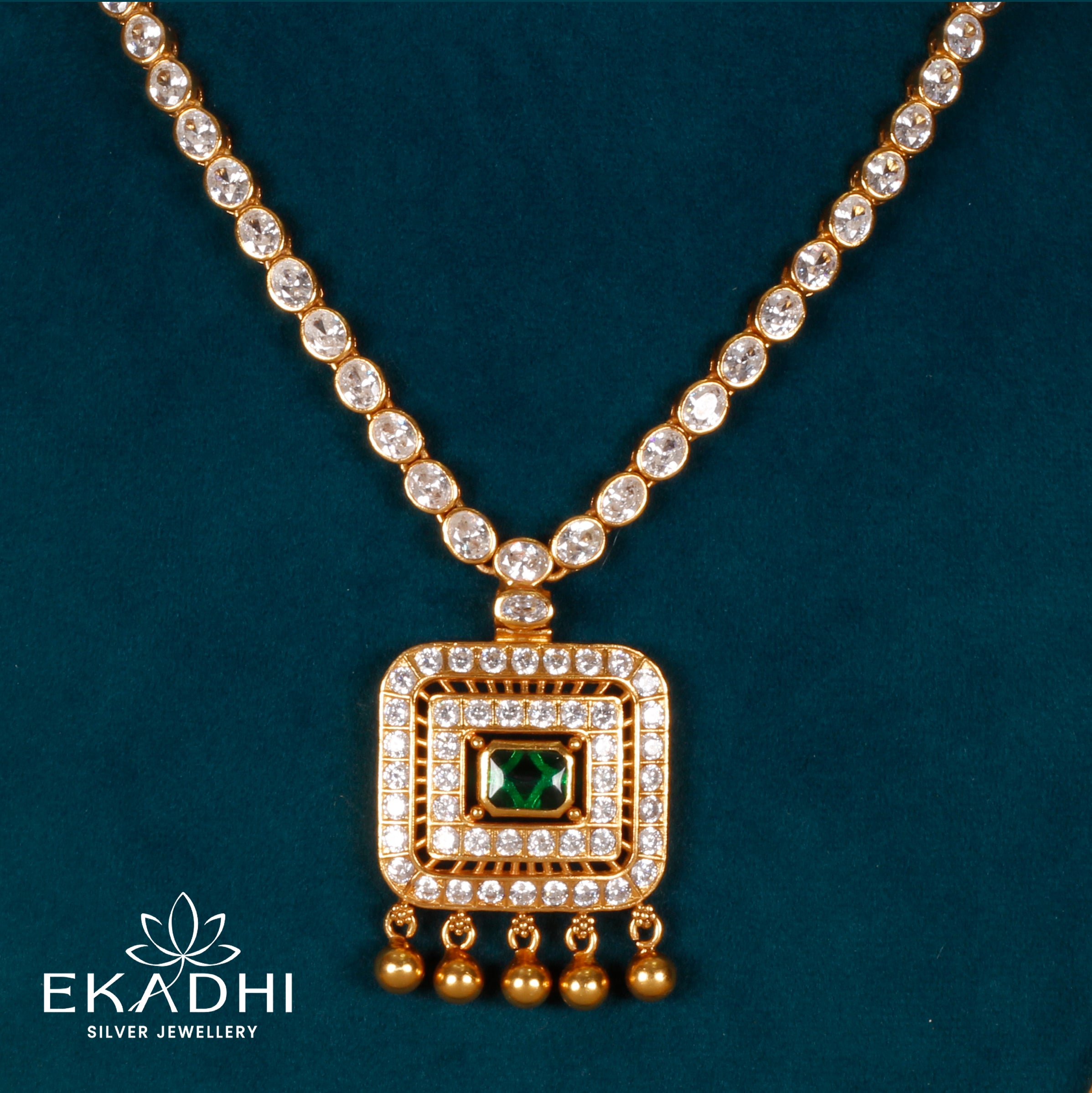 HJ3093 - NAKSHI CZ NECKLACE