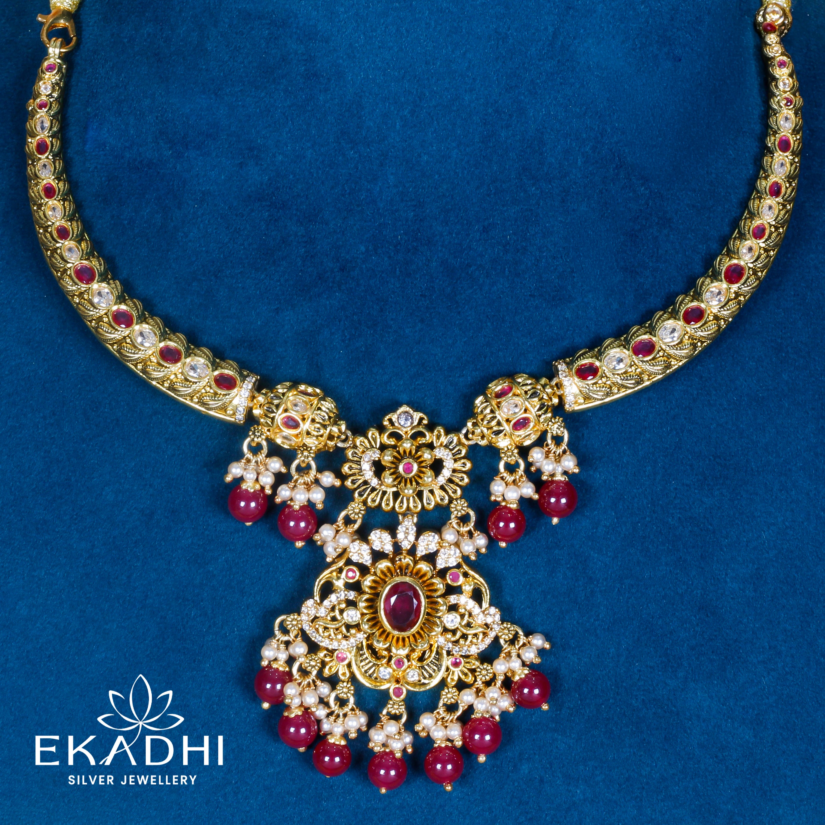 HJ33002 – NAKSHI CZ NECKLACE