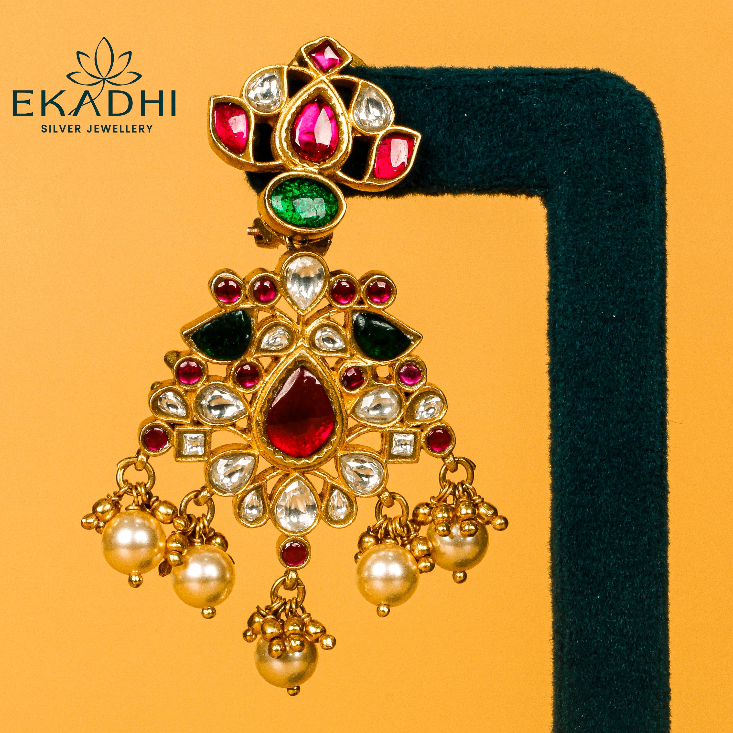 HJ33301 - KUNDAN EARRING