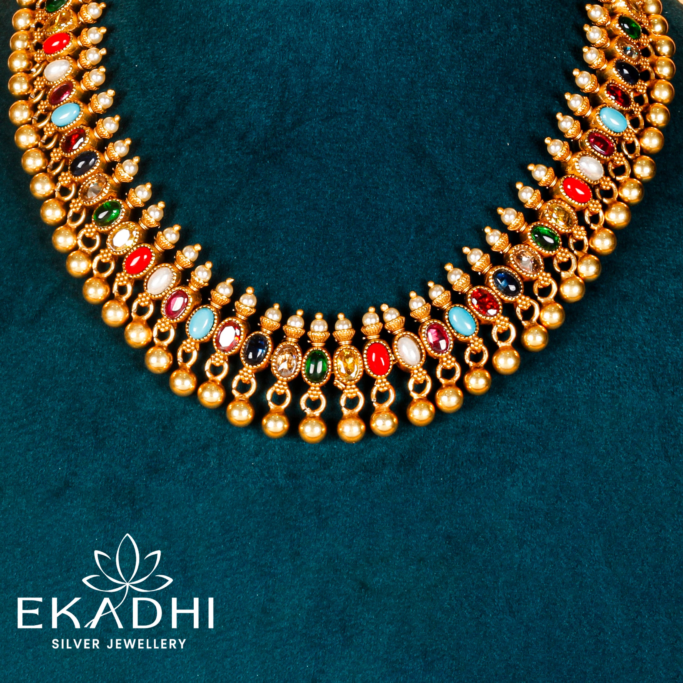 HJ33305 - NAKSHI KUNDAN NECKLACE