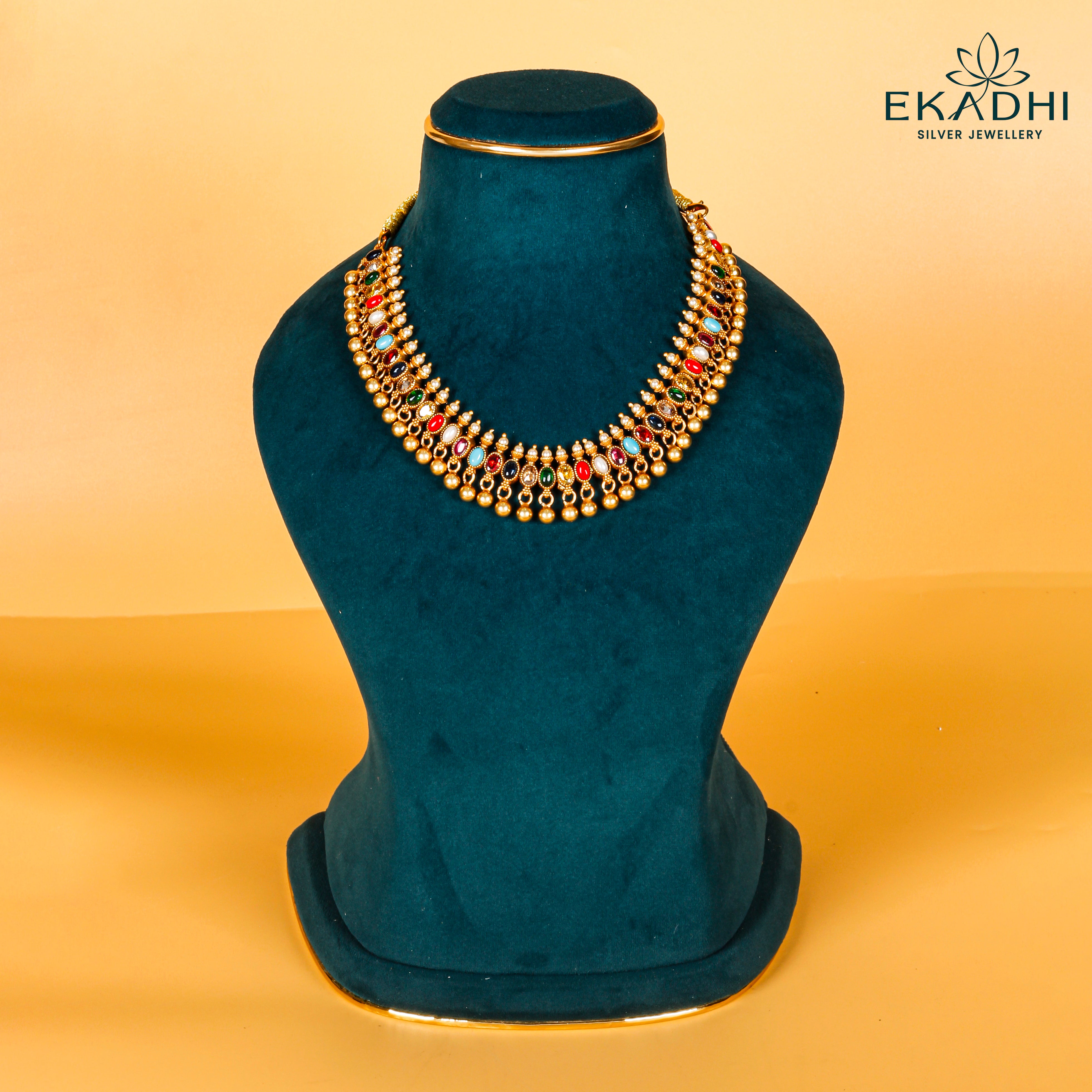 HJ33305 - NAKSHI KUNDAN NECKLACE