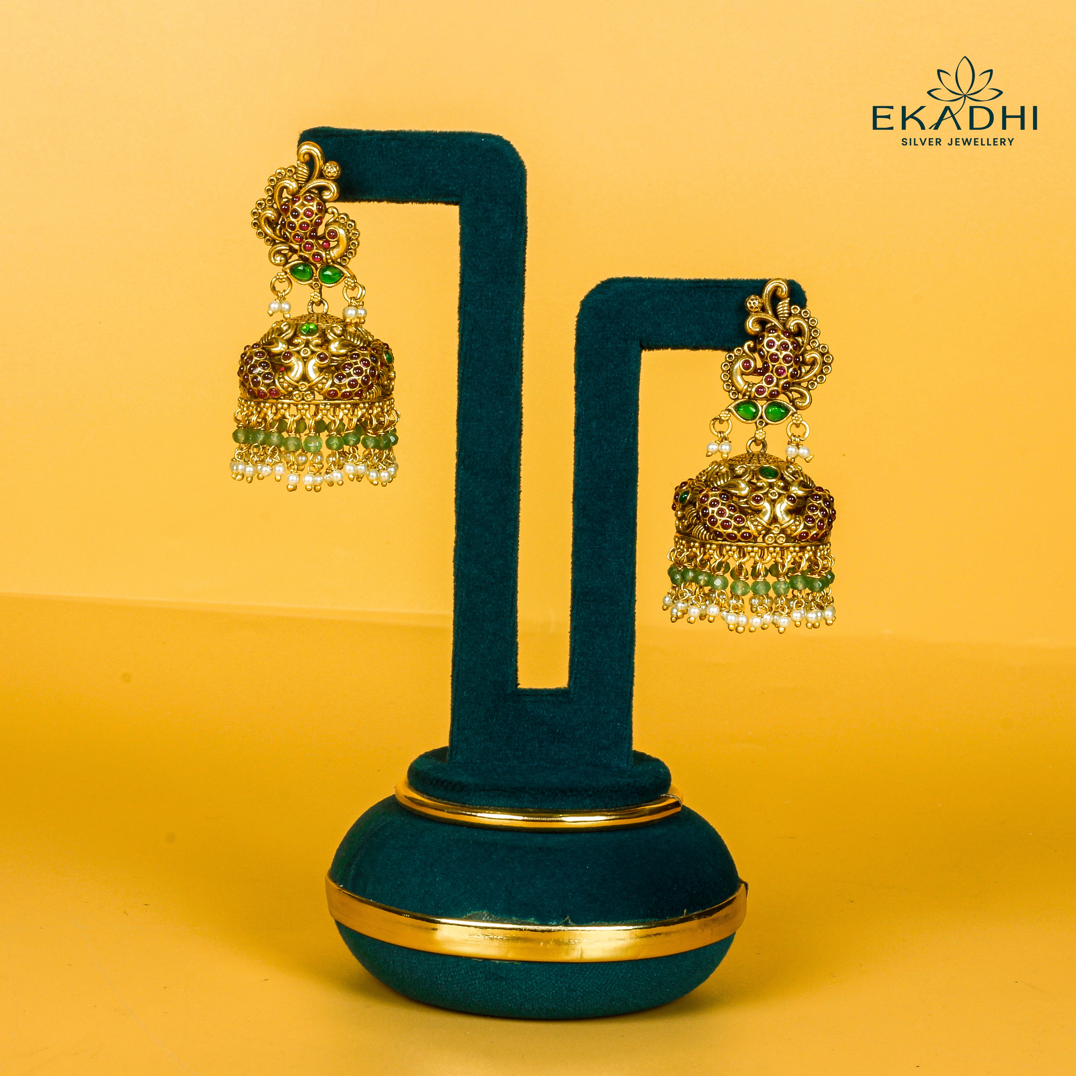 HJ33725 - NAKSHI CZ JHUMKA