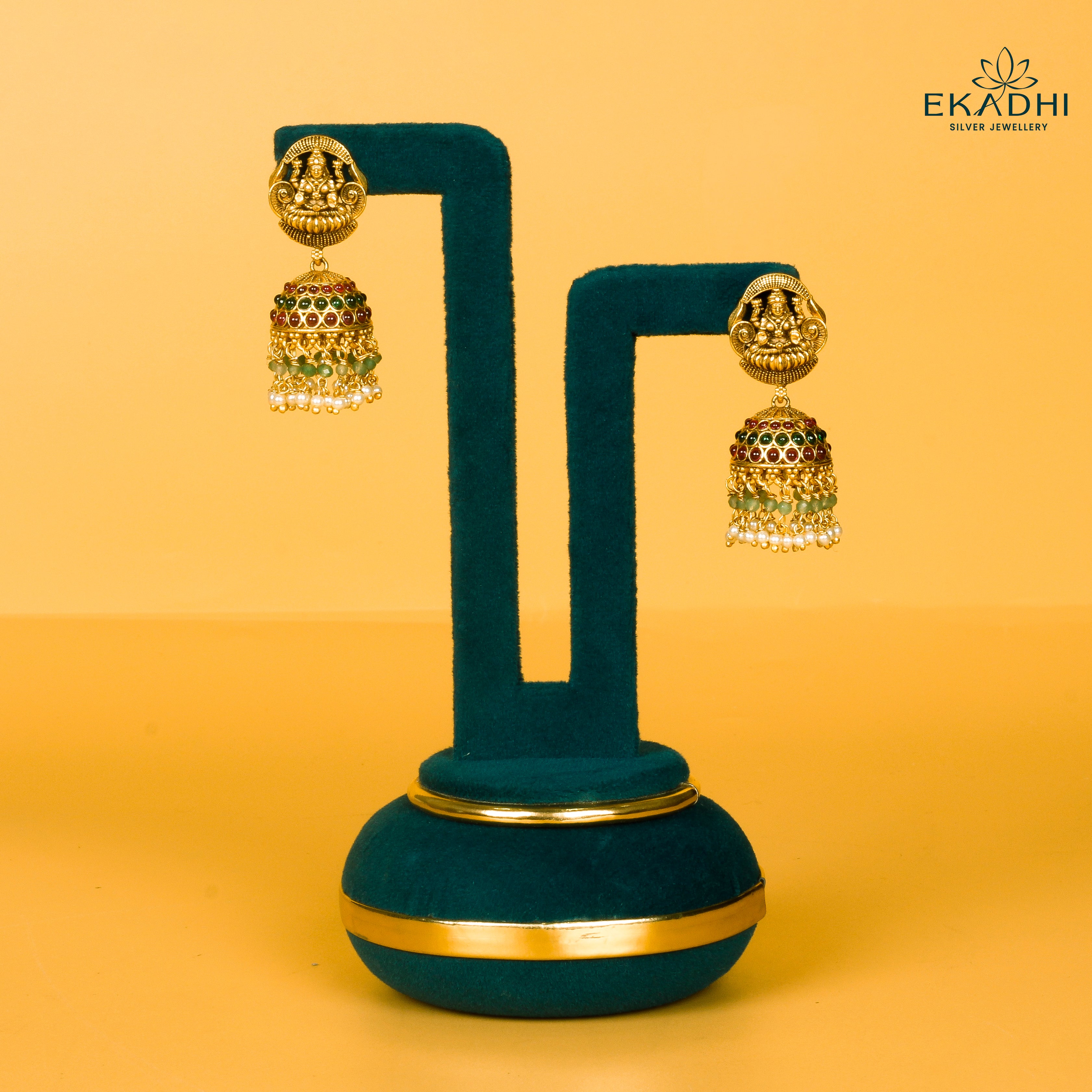 HJ33898 - NAKSHI CZ JHUMKA