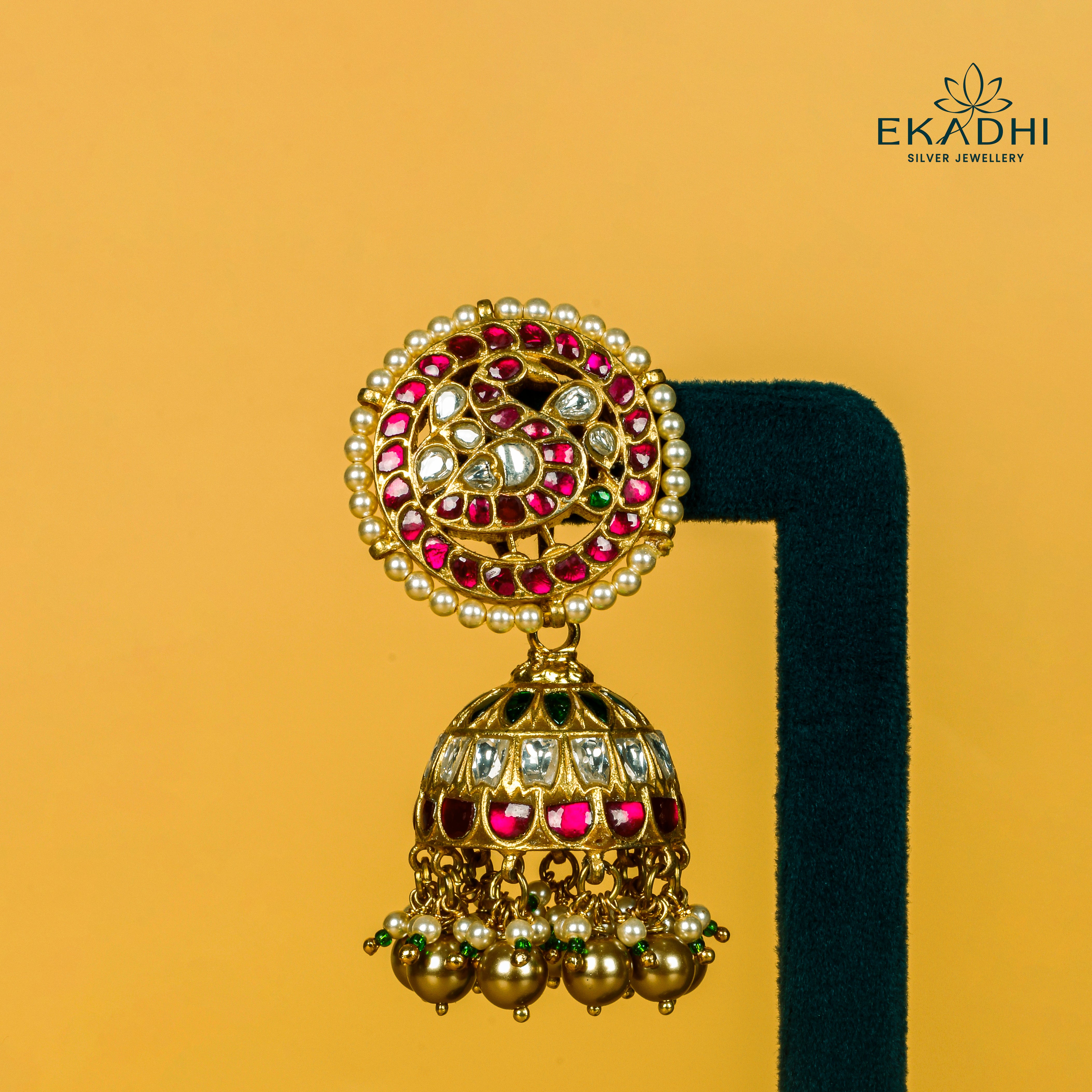 HJ34200 - KUNDAN JHUMKA