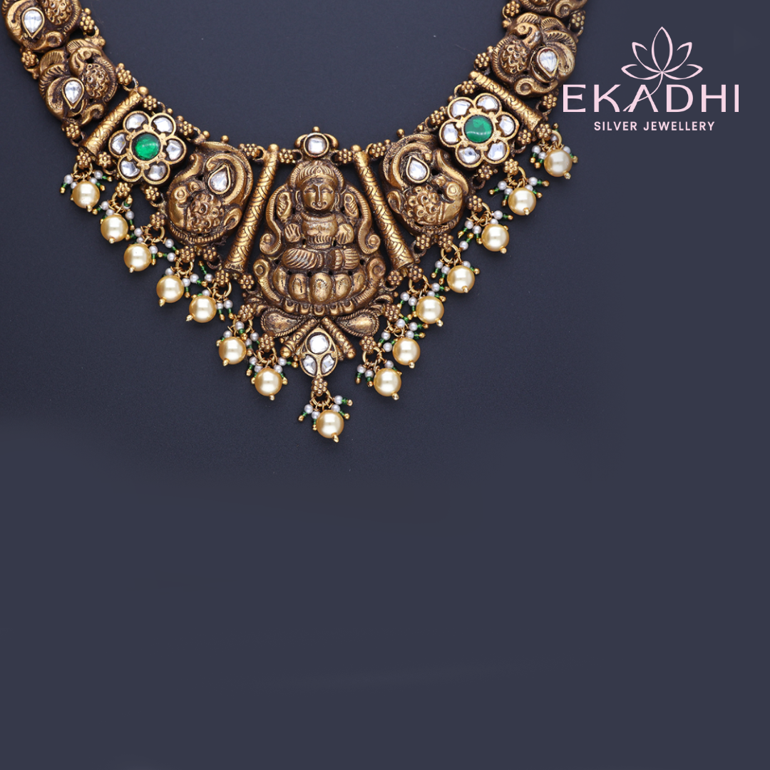 HJ3641 - Nakshi Kundan Necklace