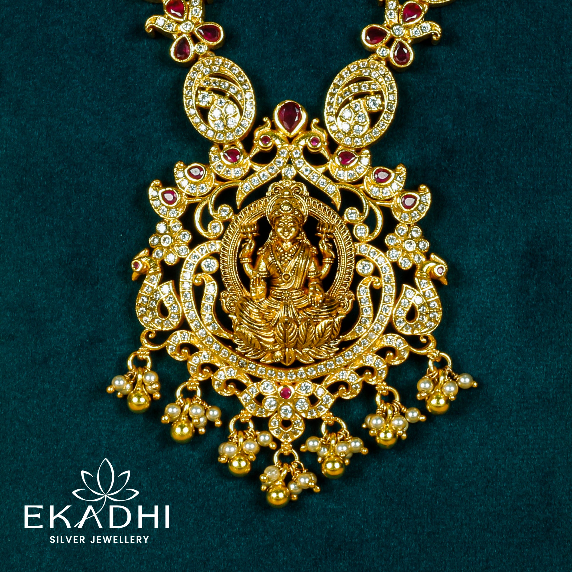 HJ38136 - NAKSHI CZ NECKLACE