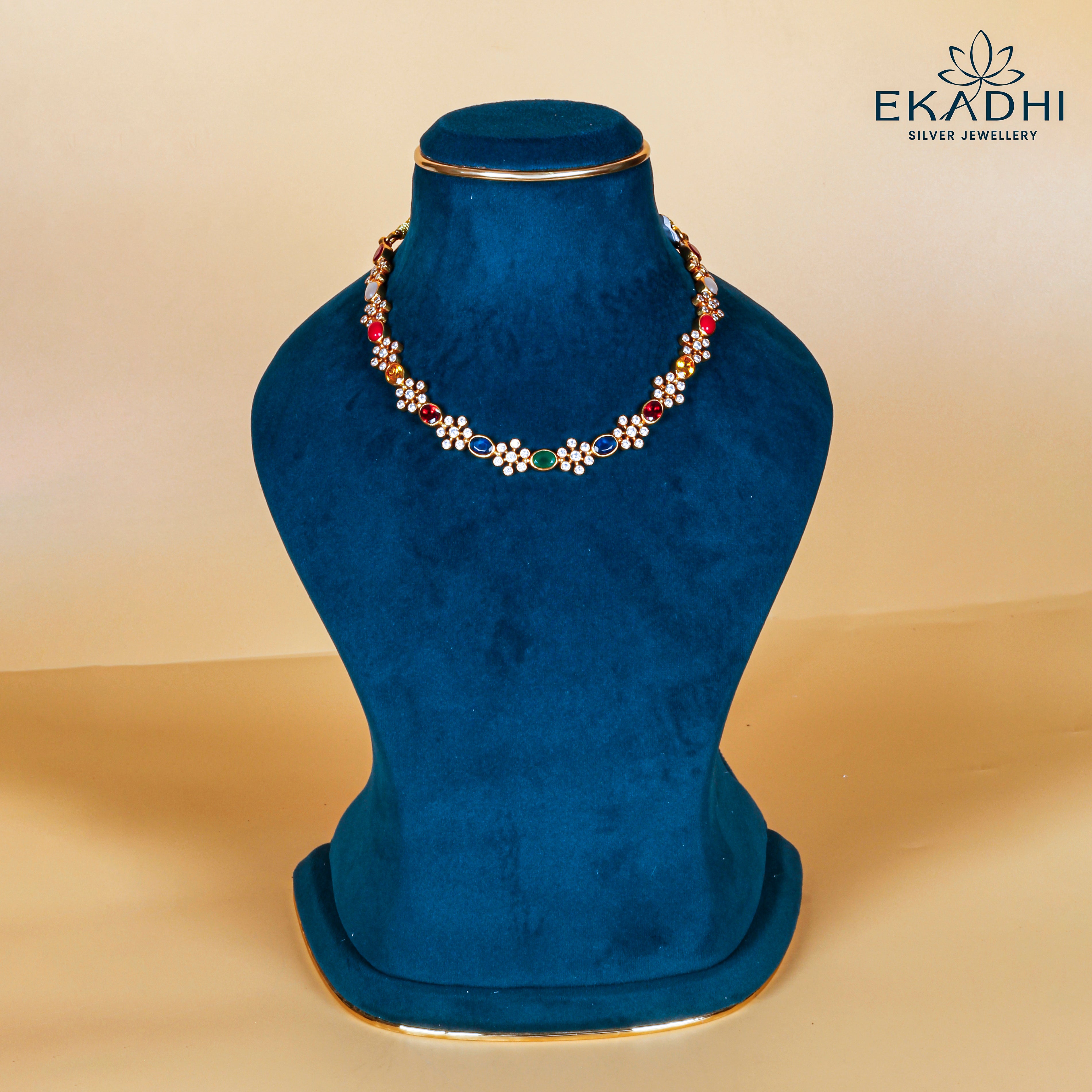 HJ38323 - NAKSHI CZ NECKLACE