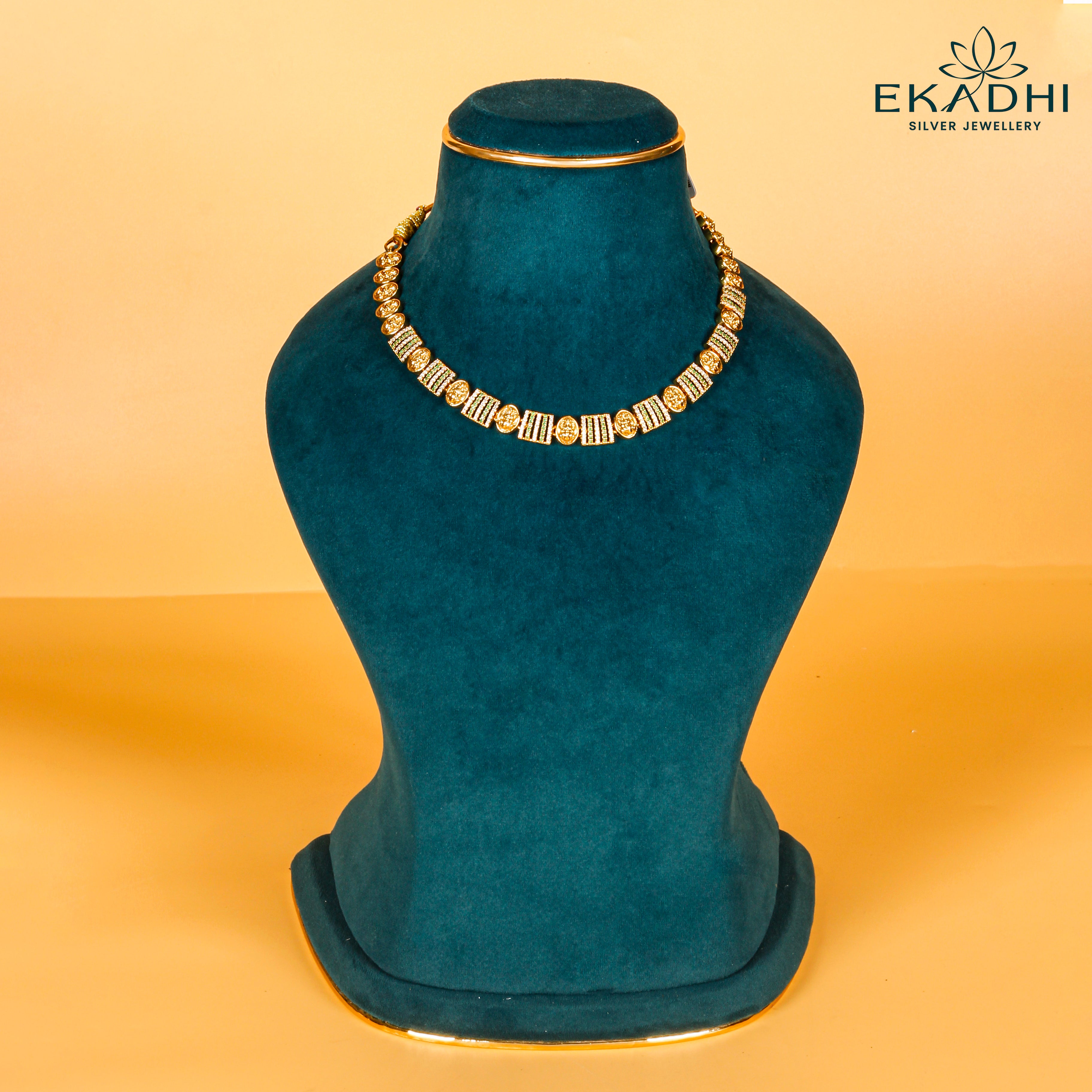 HJ38900 - NAKSHI CZ NECKLACE