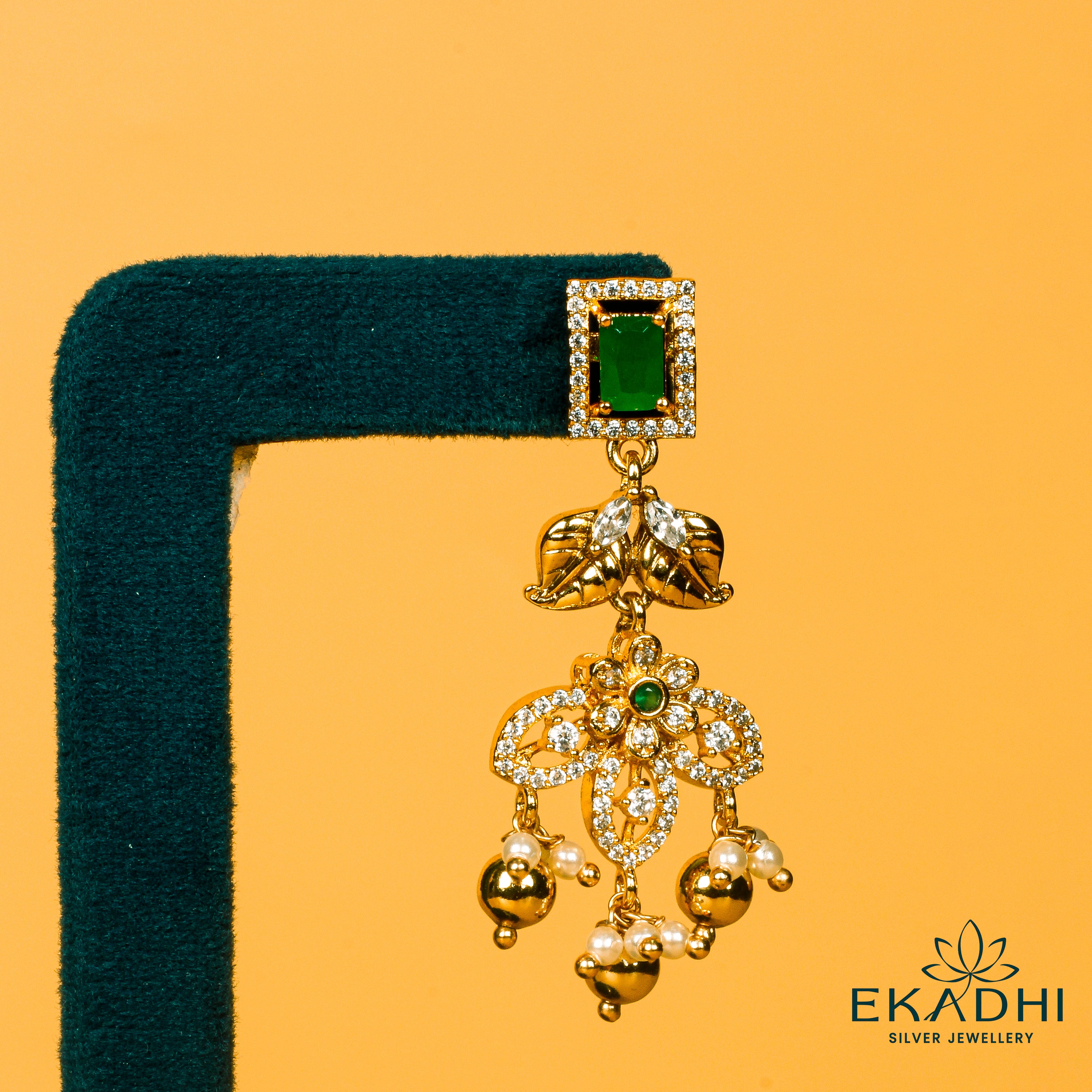 HJ38953 - NAKSHI CZ EARRING